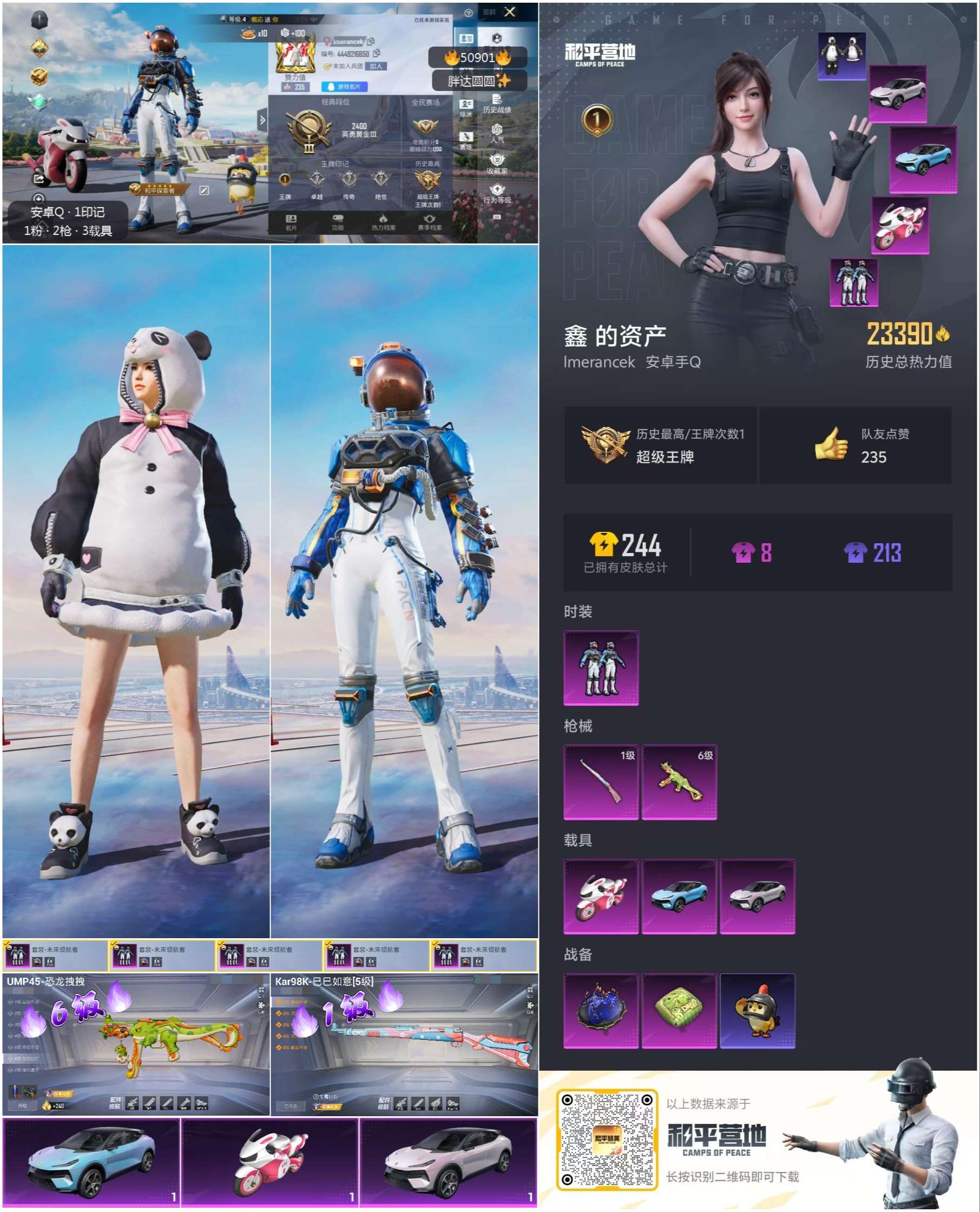 HPSJ3397544和平精英账号详情图5 HPSJ3397544和平精英账号详情图5