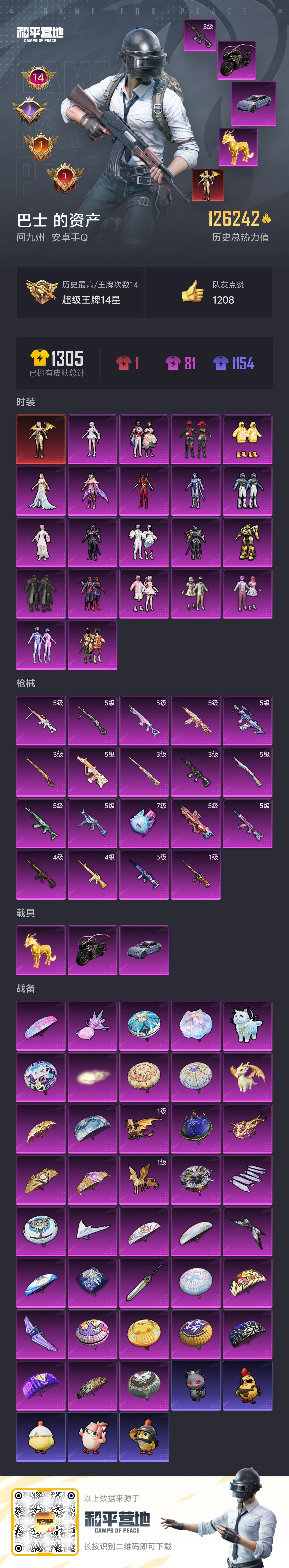 HPSJ3403123和平精英账号详情图4 HPSJ3403123和平精英账号详情图4