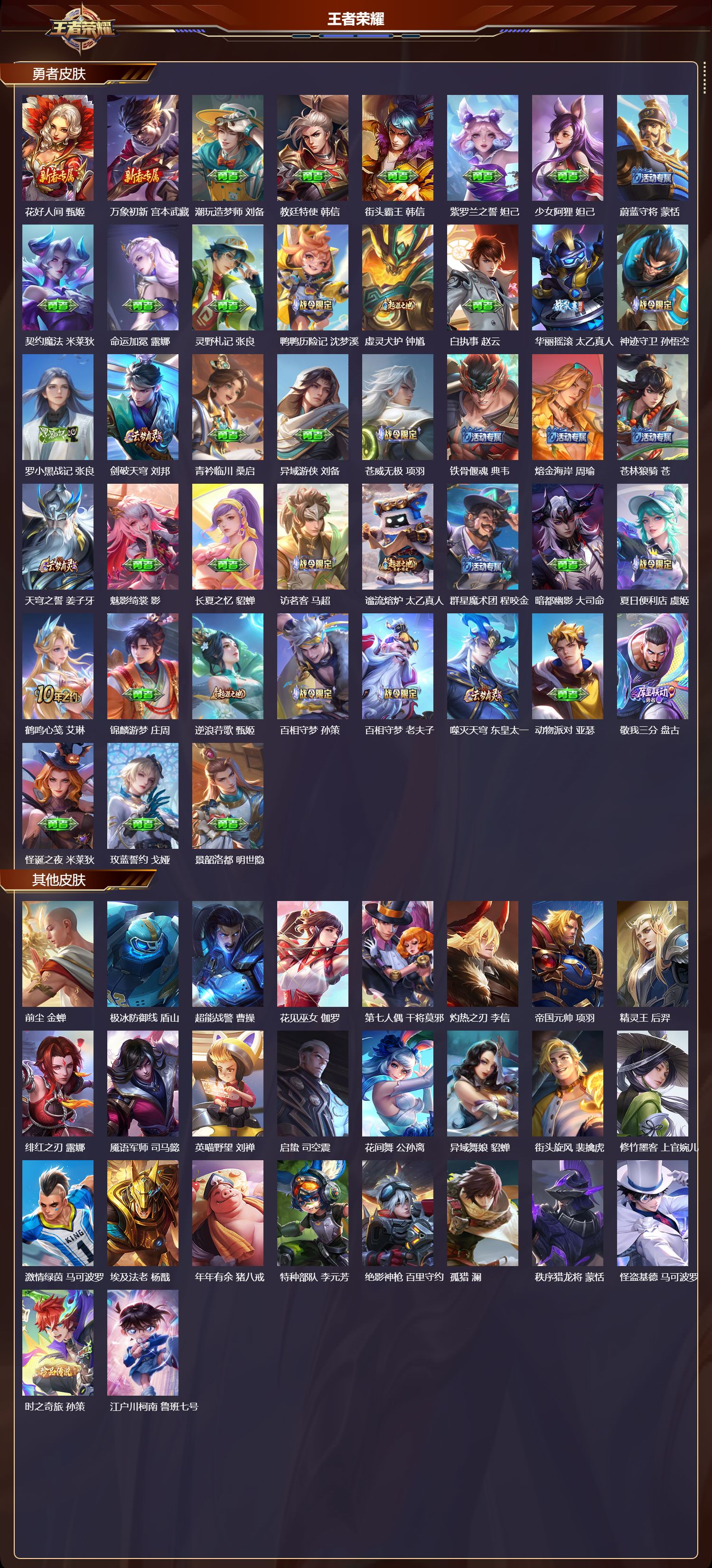 WZMK3387565王者荣耀账号详情图4