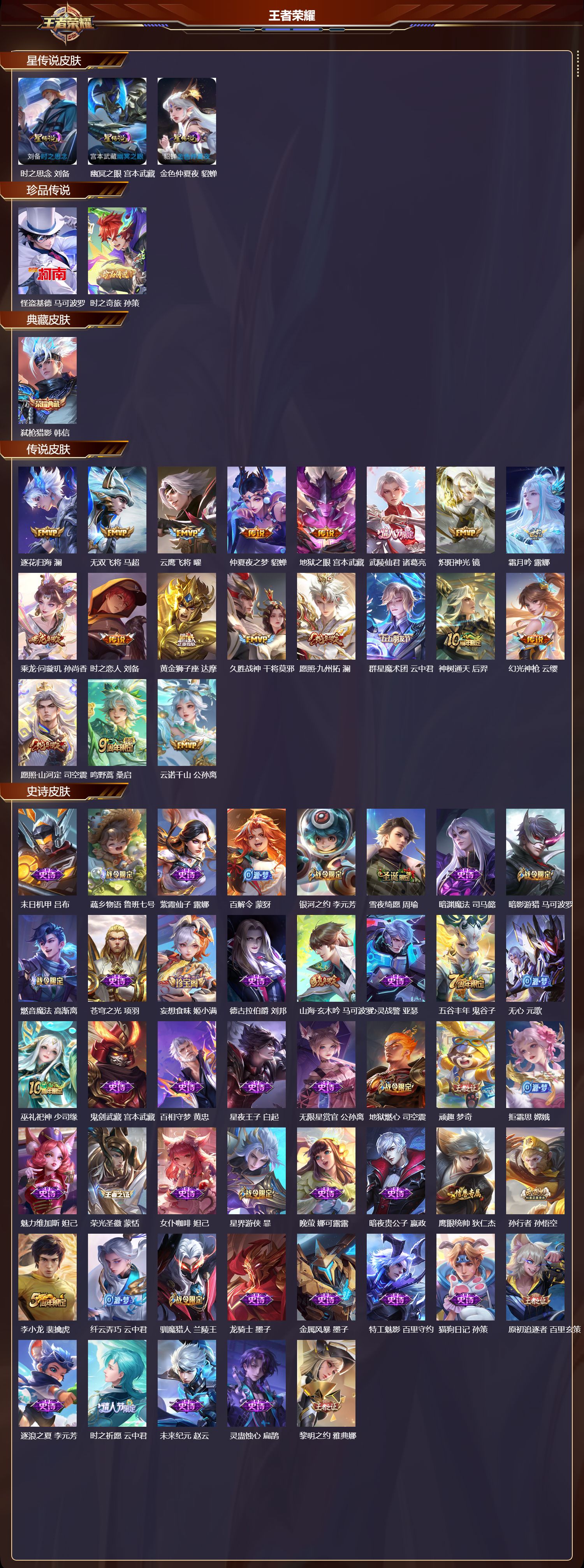 WZMK3387573王者荣耀账号详情图2