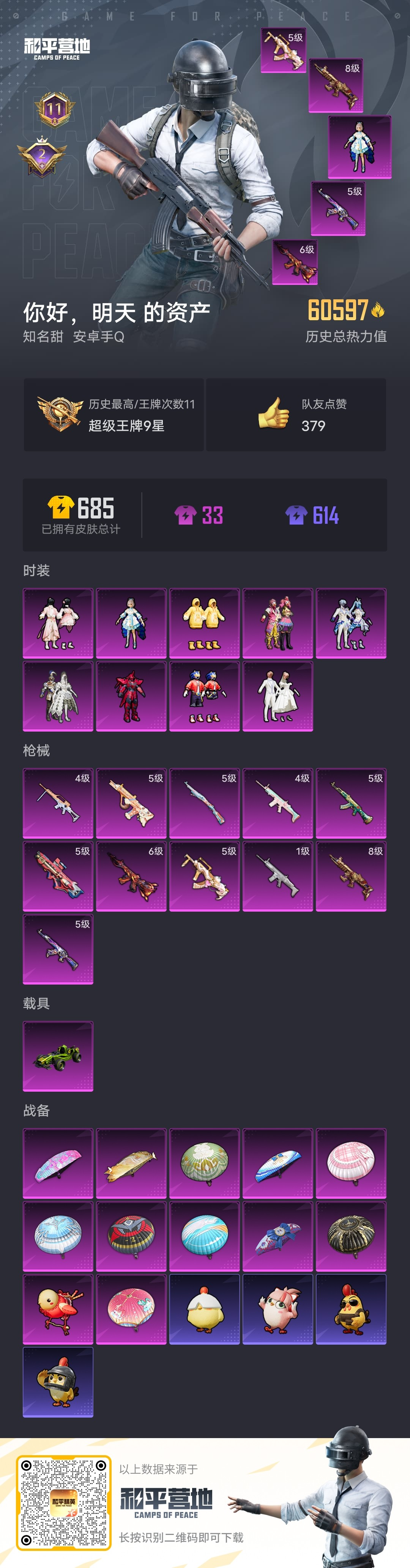 HPSJ3403119和平精英账号详情图4 HPSJ3403119和平精英账号详情图4