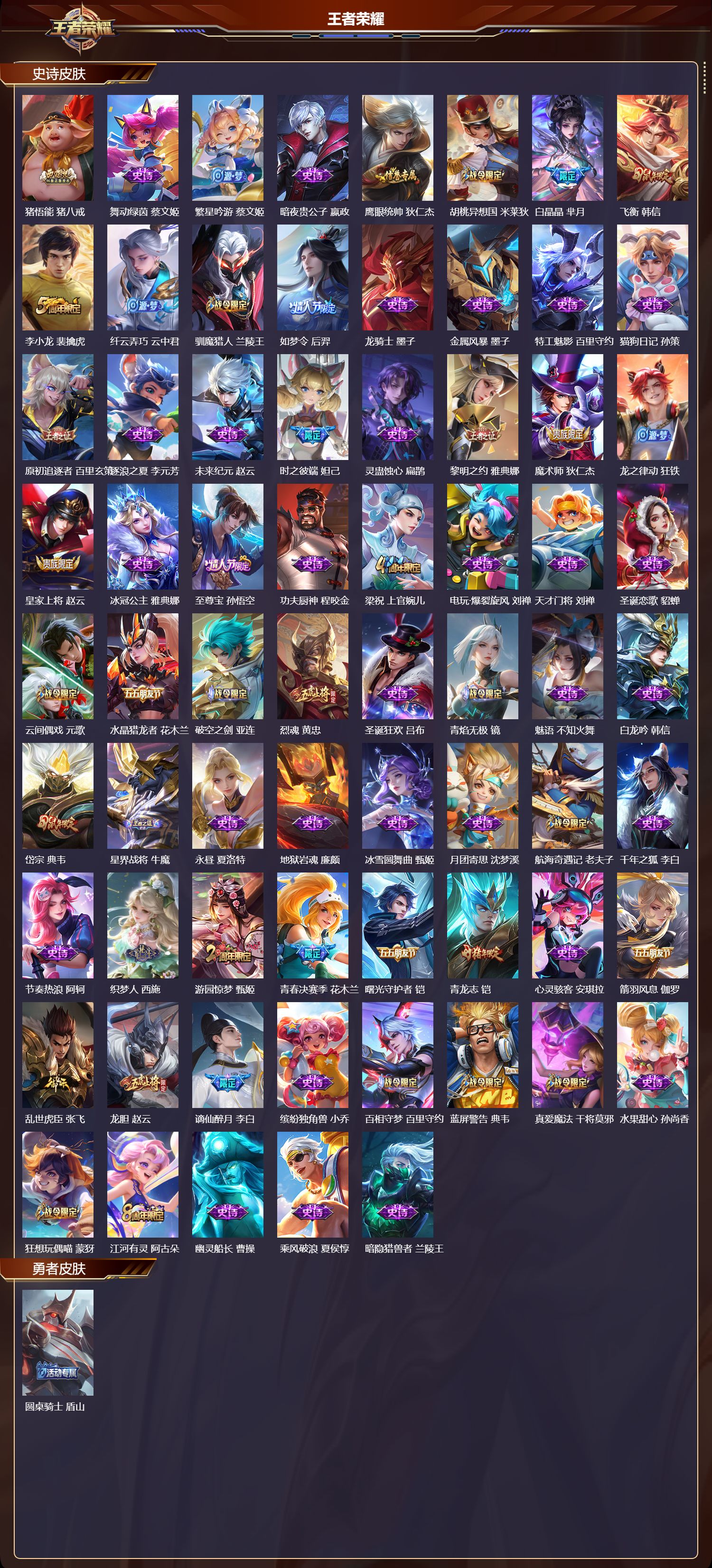 WZMK3387558王者荣耀账号详情图3 WZMK3387558王者荣耀账号详情图3