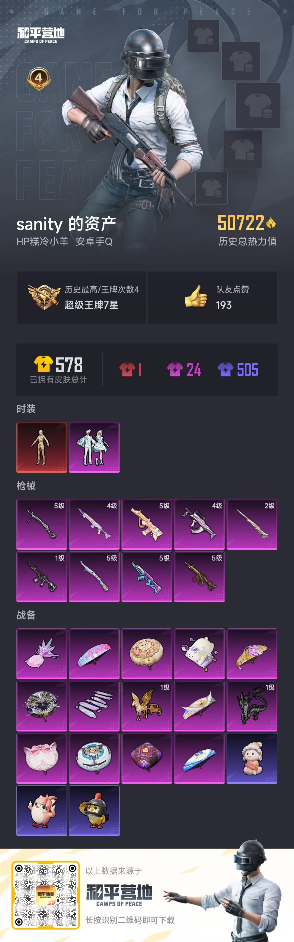 HPSJ3400564和平精英账号详情图4 HPSJ3400564和平精英账号详情图4