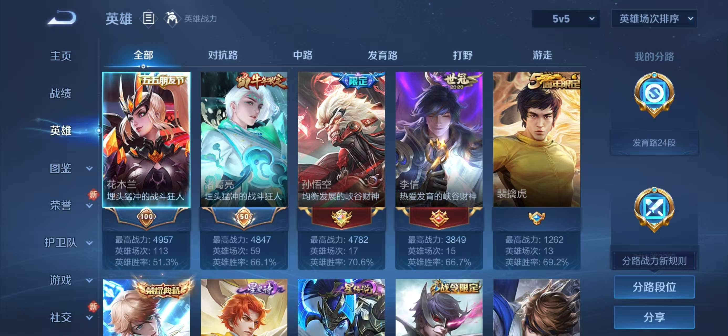 WZCMW415506王者荣耀账号详情图4