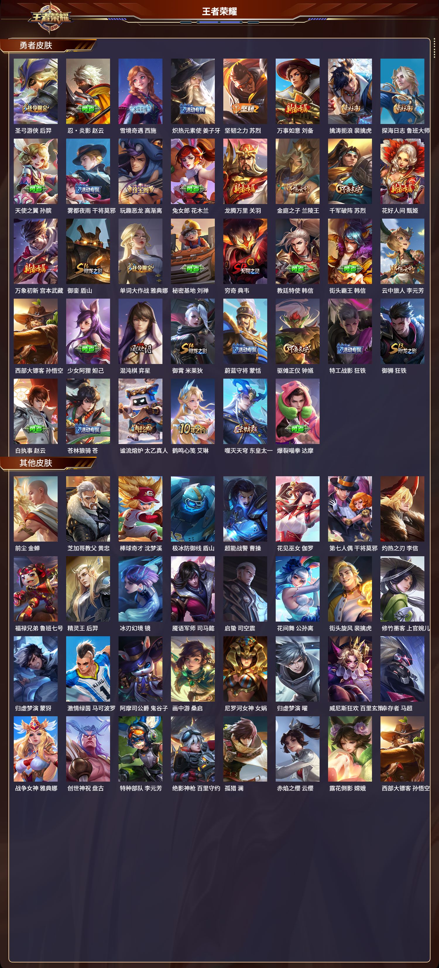 WZCMW3423935王者荣耀账号详情图4 WZCMW3423935王者荣耀账号详情图4