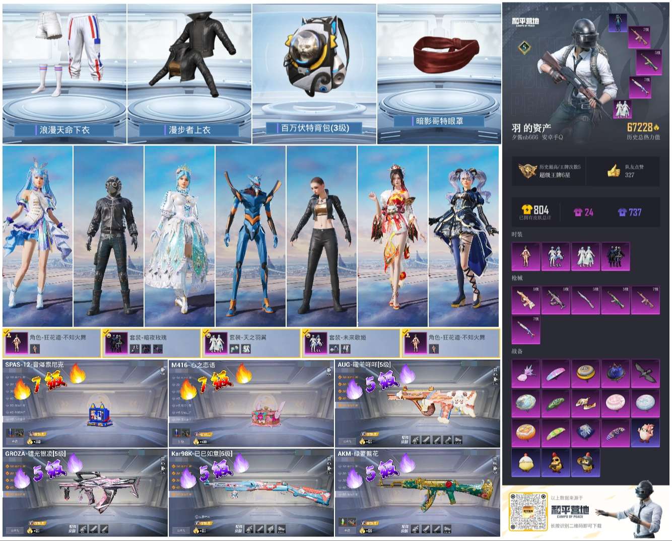 HPSJ3398410和平精英账号详情图5 HPSJ3398410和平精英账号详情图5