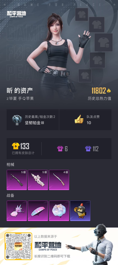 HPSJ3398383和平精英账号详情图4 HPSJ3398383和平精英账号详情图4