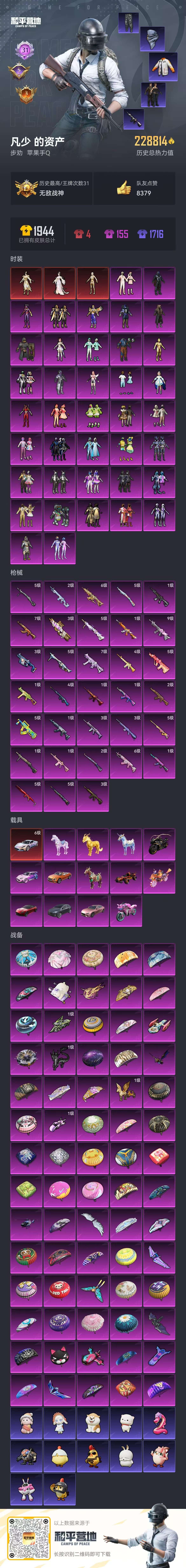 HPSJ3398385和平精英账号详情图4 HPSJ3398385和平精英账号详情图4