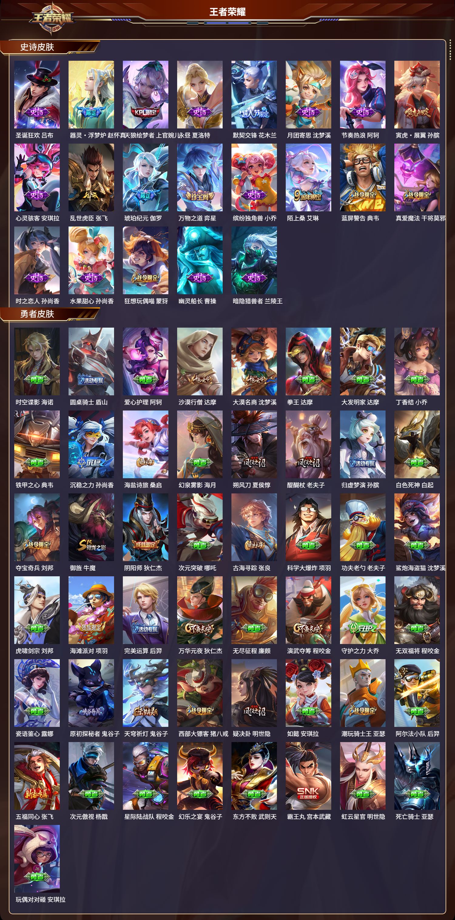 WZCMW3423935王者荣耀账号详情图3 WZCMW3423935王者荣耀账号详情图3