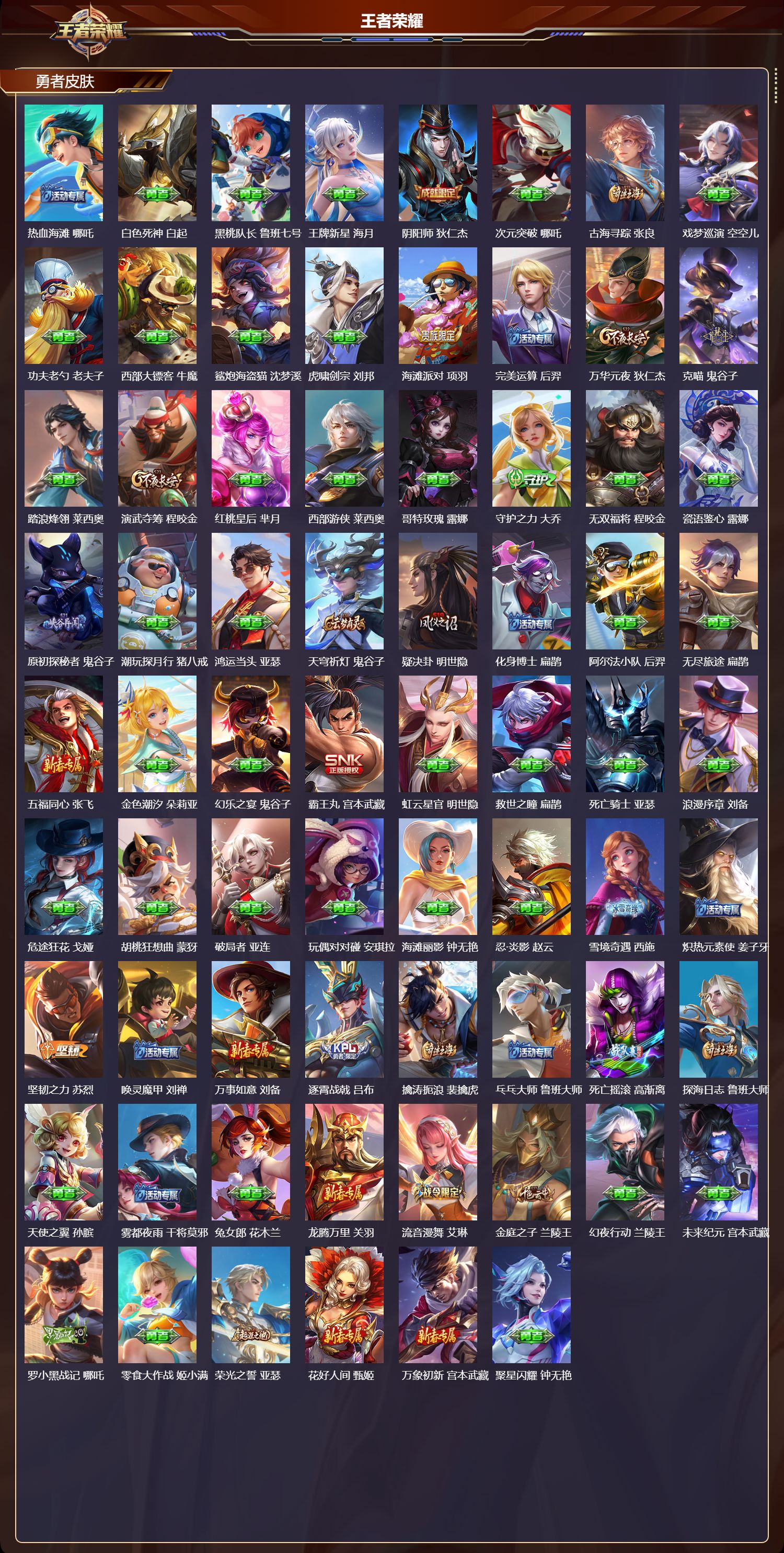 WZMK3387573王者荣耀账号详情图4