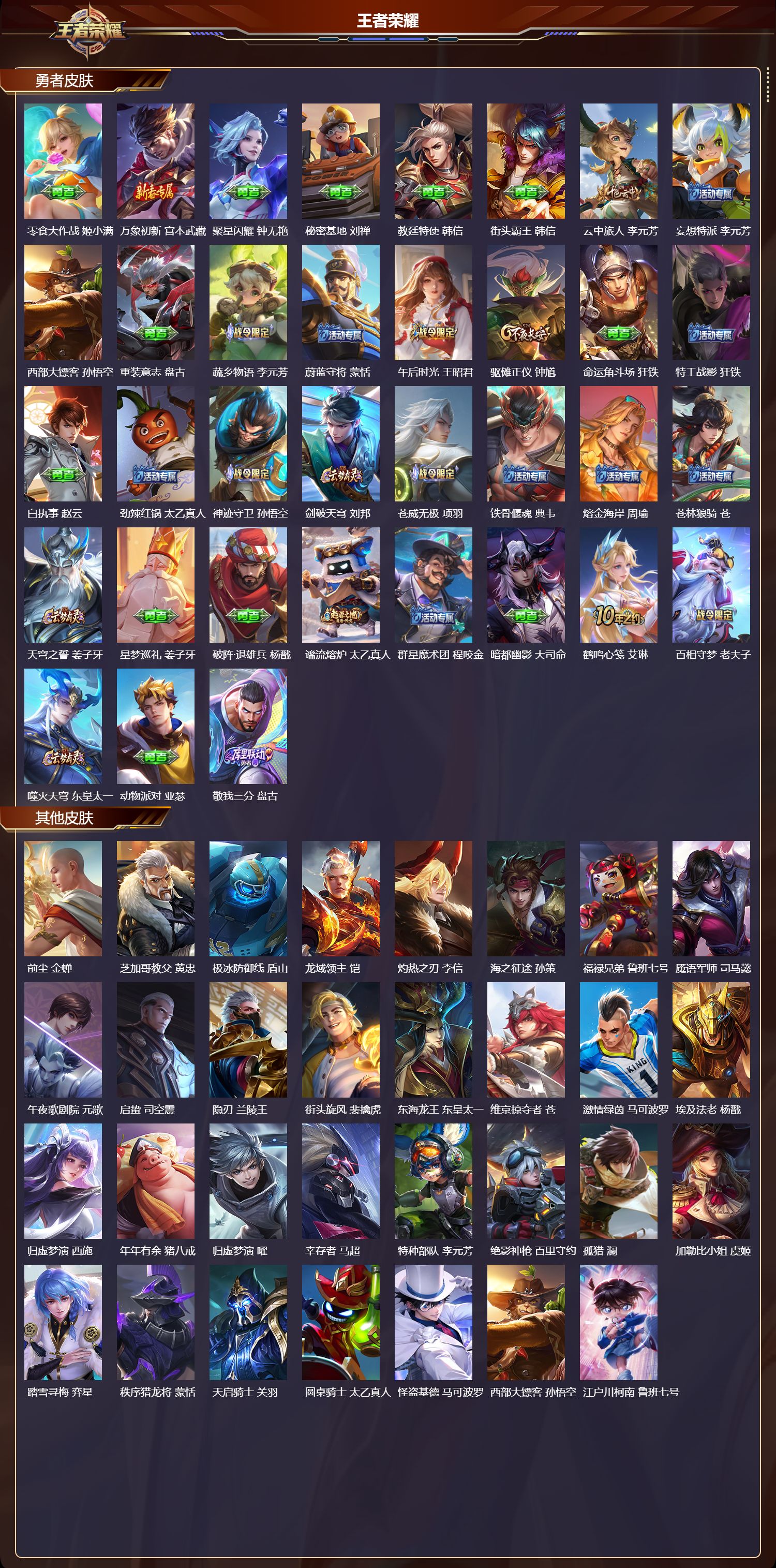 WZMK3400457王者荣耀账号详情图4 WZMK3400457王者荣耀账号详情图4