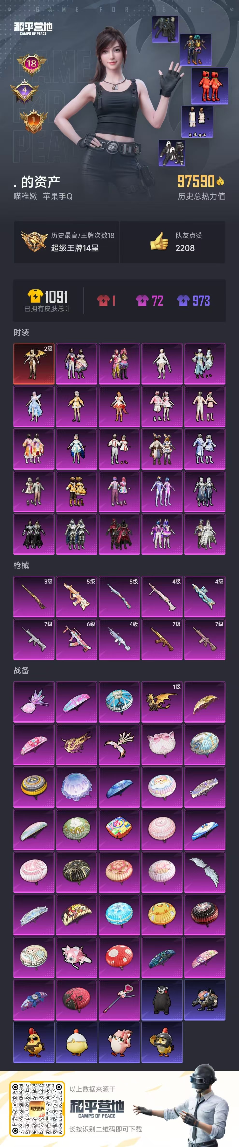 HPSJ3404068和平精英账号详情图4 HPSJ3404068和平精英账号详情图4