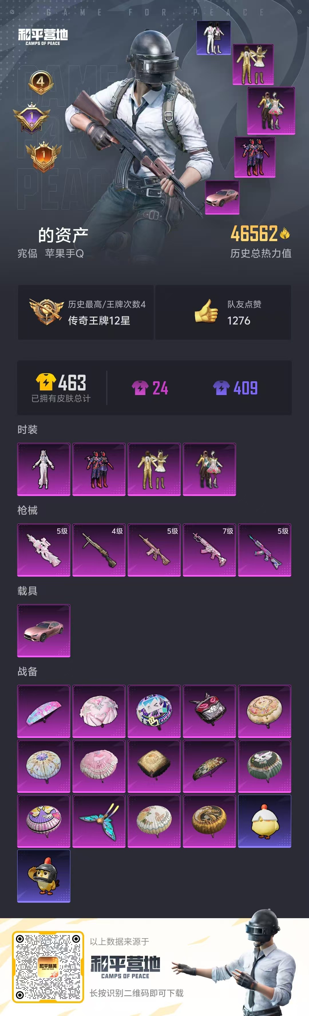 HPSJ3404065和平精英账号详情图4 HPSJ3404065和平精英账号详情图4