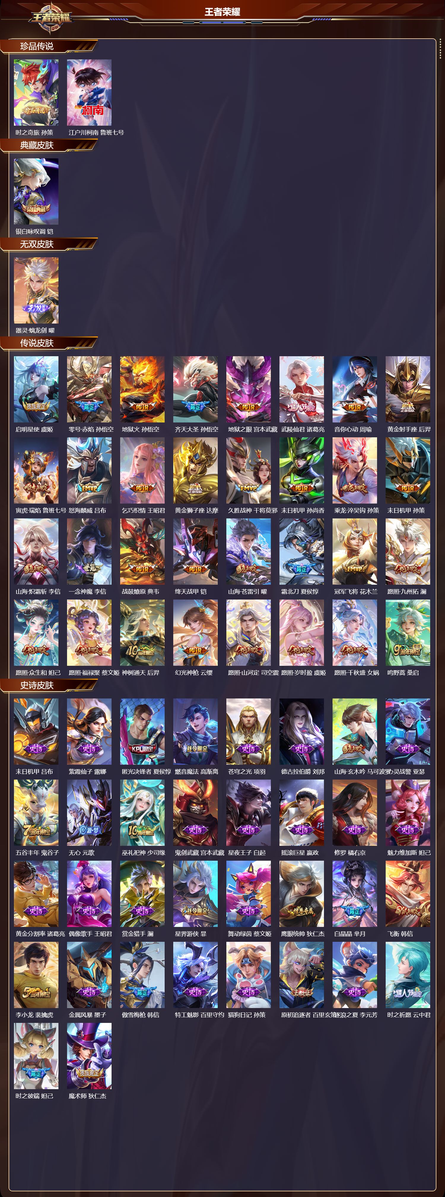 WZCMW413238王者荣耀账号详情图2