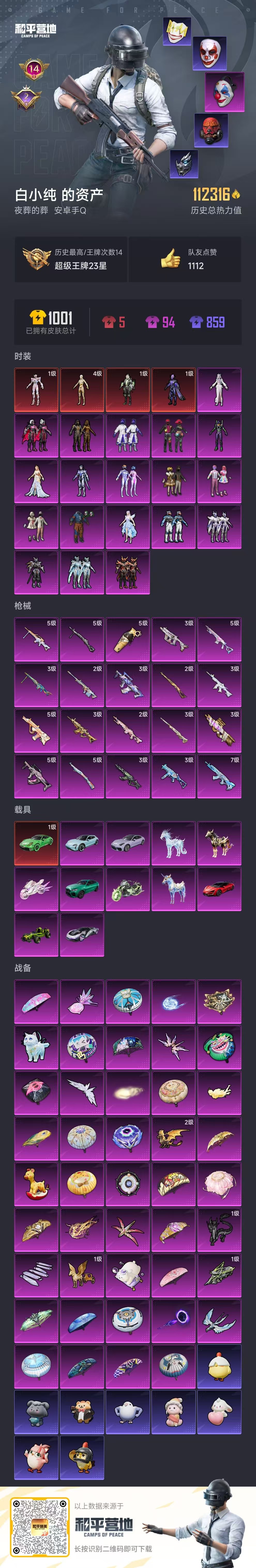 HPSJ3404022和平精英账号详情图4 HPSJ3404022和平精英账号详情图4