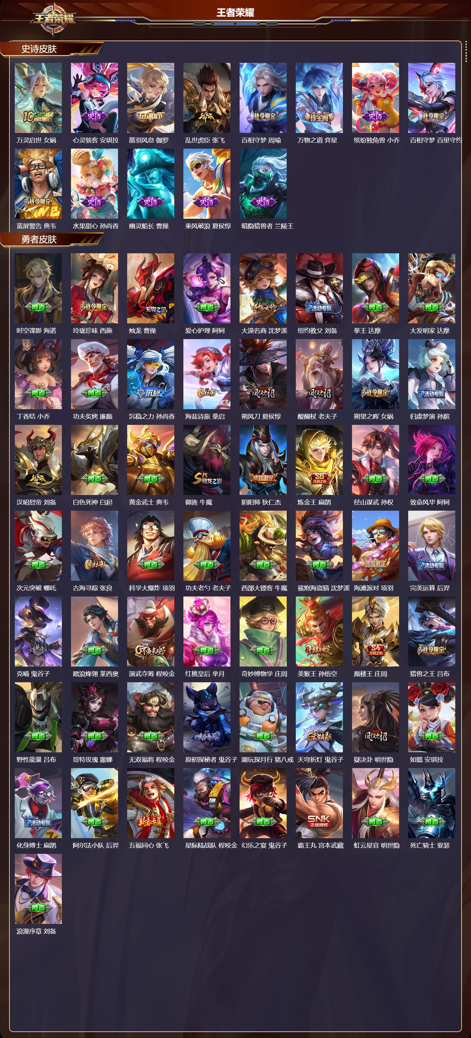 WZMK3389058王者荣耀账号详情图3 WZMK3389058王者荣耀账号详情图3