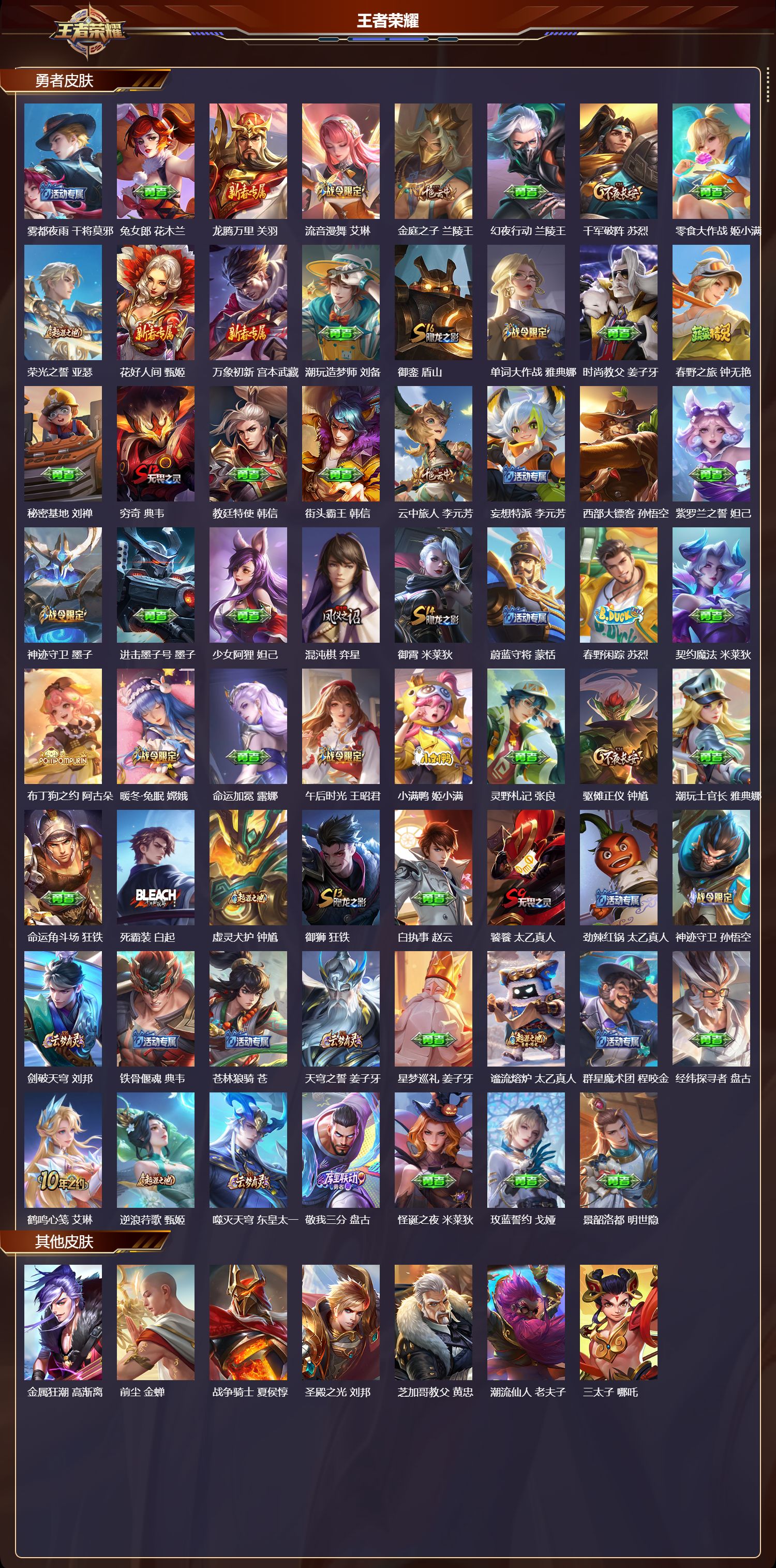 WZMK3391075王者荣耀账号详情图5