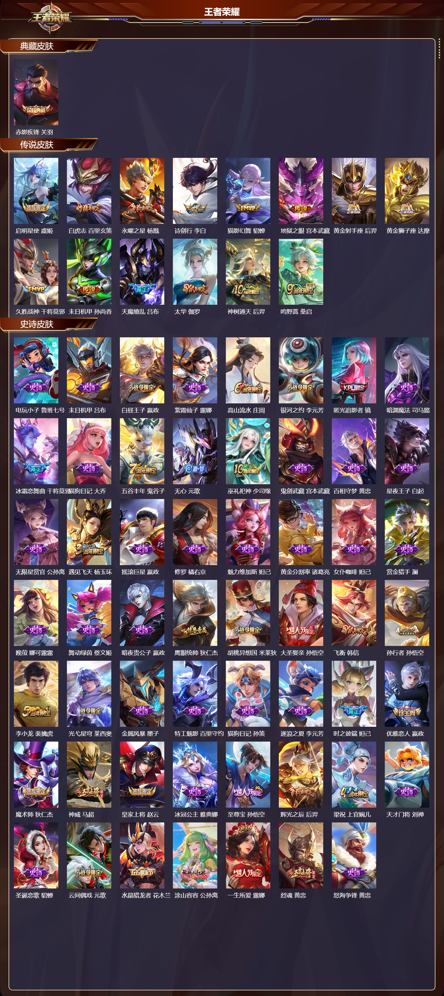 WZMK3389053王者荣耀账号详情图2 WZMK3389053王者荣耀账号详情图2