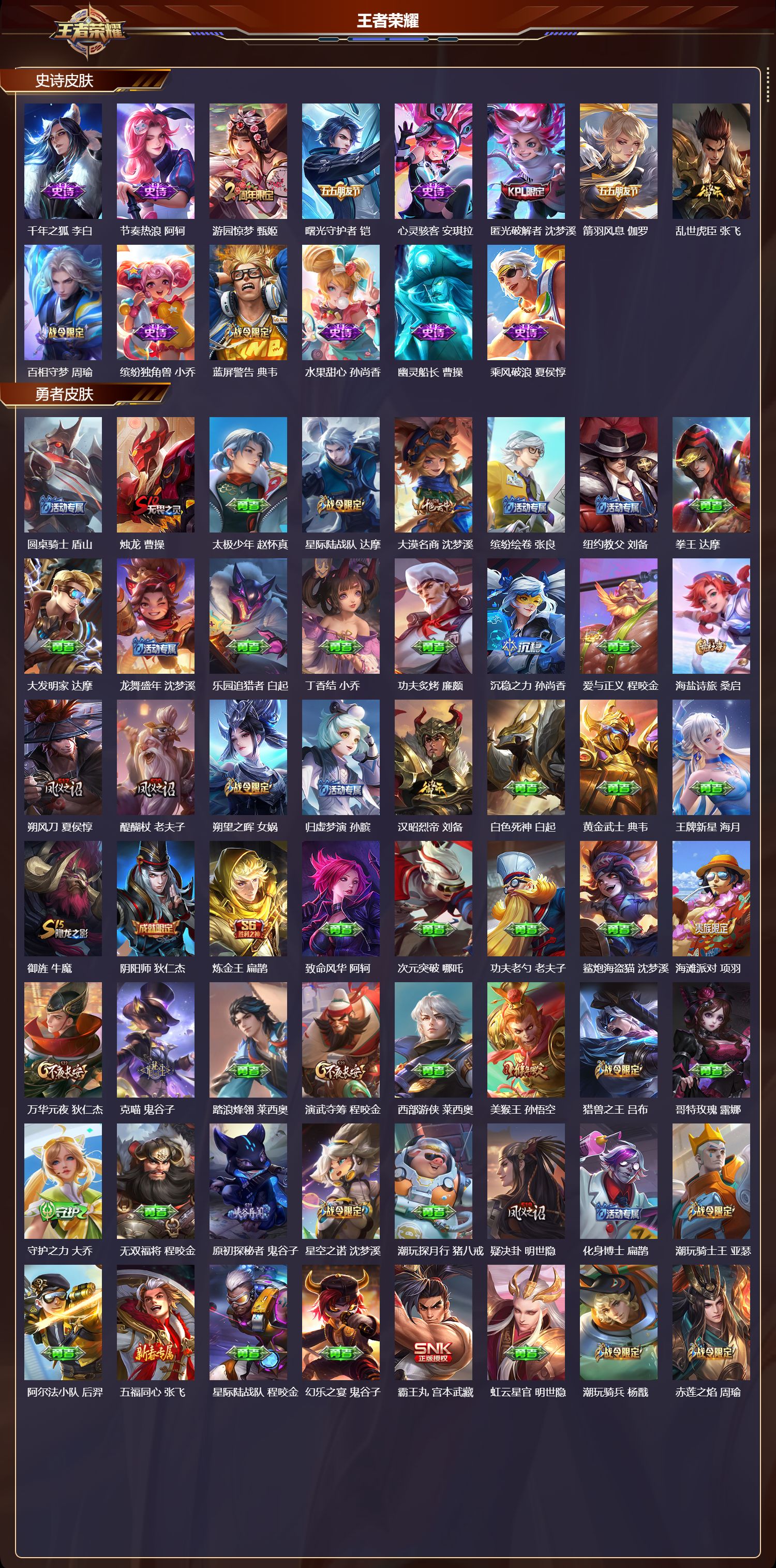 WZMK3391114王者荣耀账号详情图3 WZMK3391114王者荣耀账号详情图3