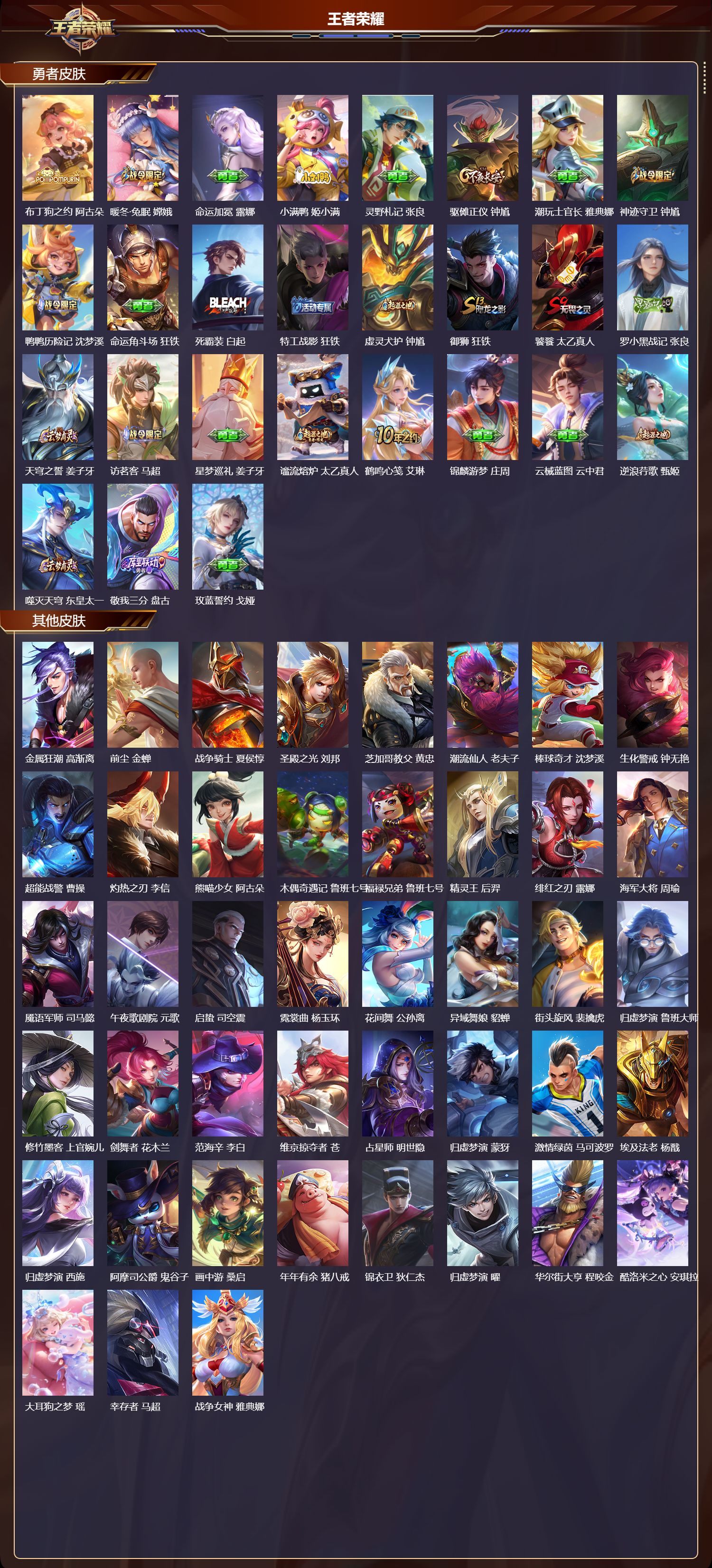 WZMK3391112王者荣耀账号详情图5