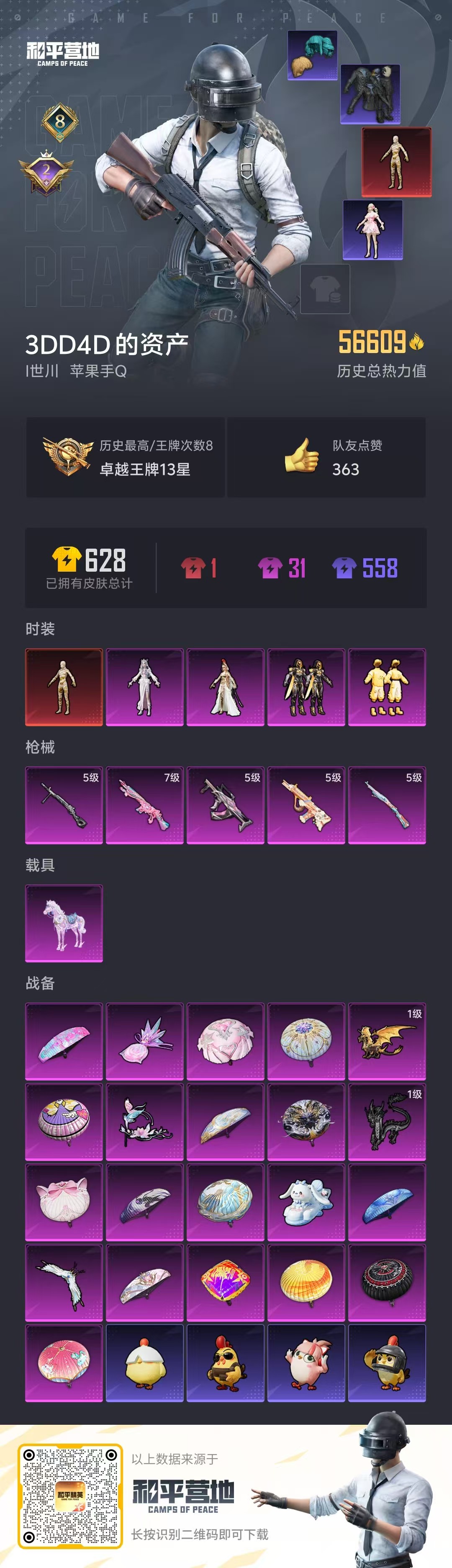 HPSJ3401852和平精英账号详情图4 HPSJ3401852和平精英账号详情图4