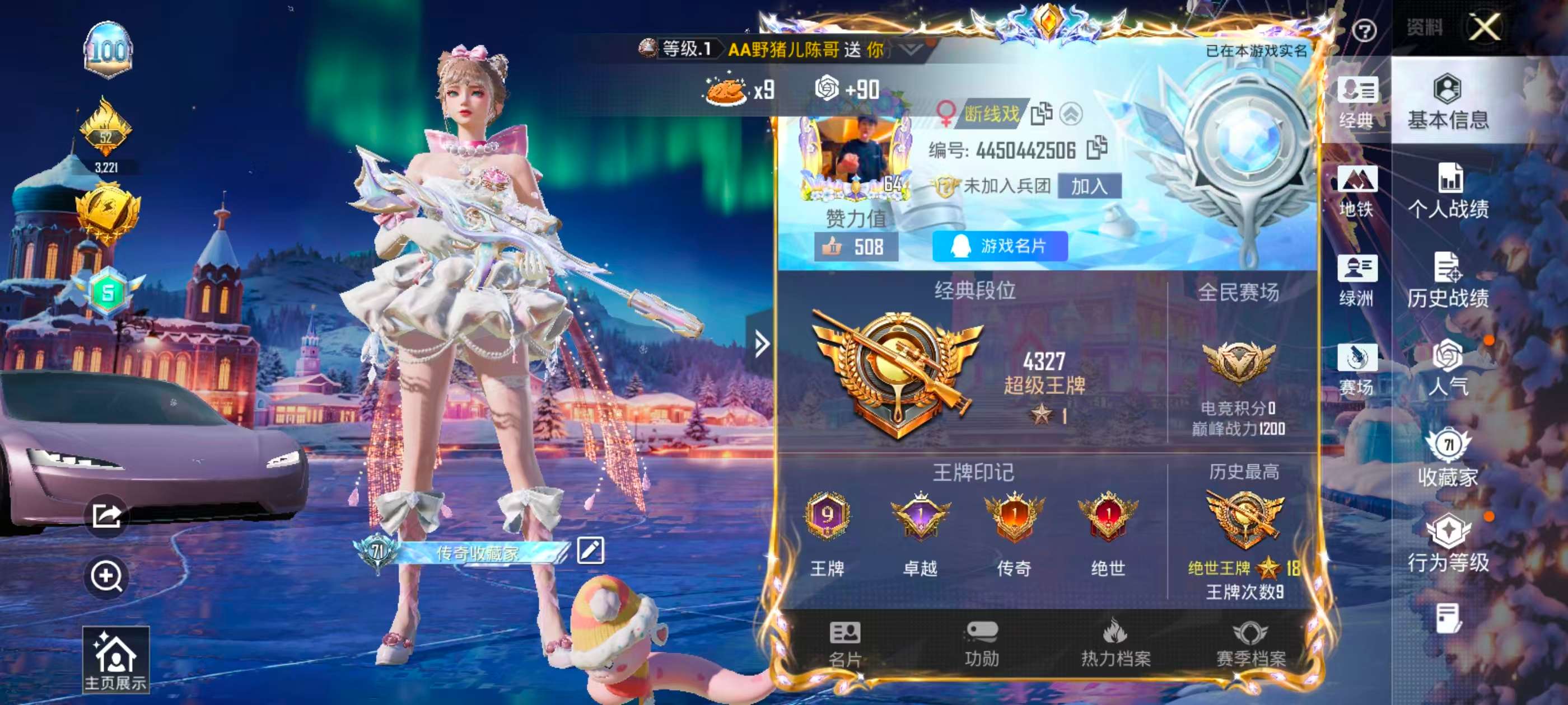 HPSJ3404952和平精英账号详情图2 HPSJ3404952和平精英账号详情图2