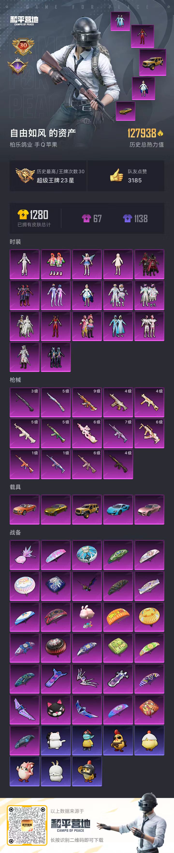 HPSJ3405237和平精英账号详情图4 HPSJ3405237和平精英账号详情图4