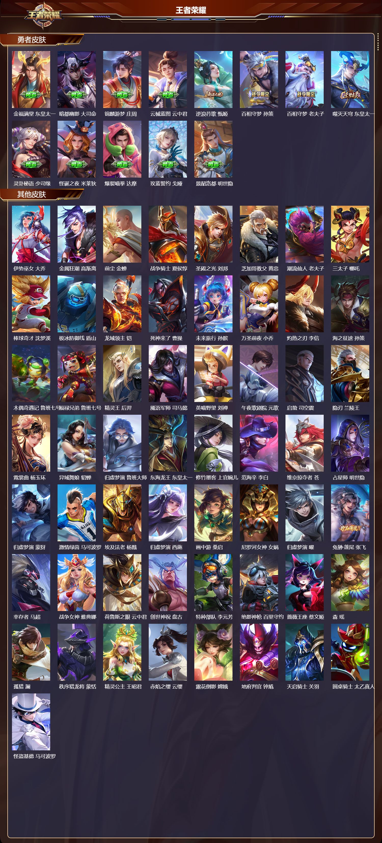 WZMK3391120王者荣耀账号详情图6