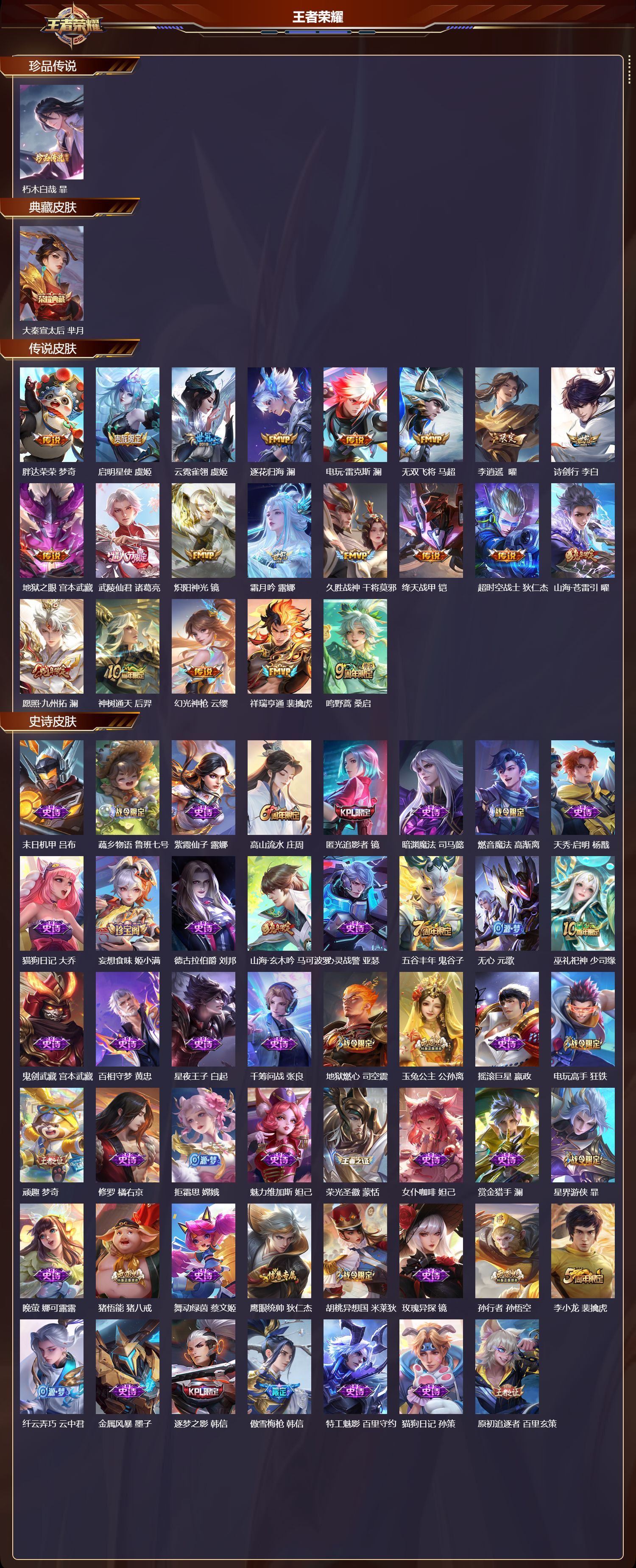 WZCMW3391954王者荣耀账号详情图8