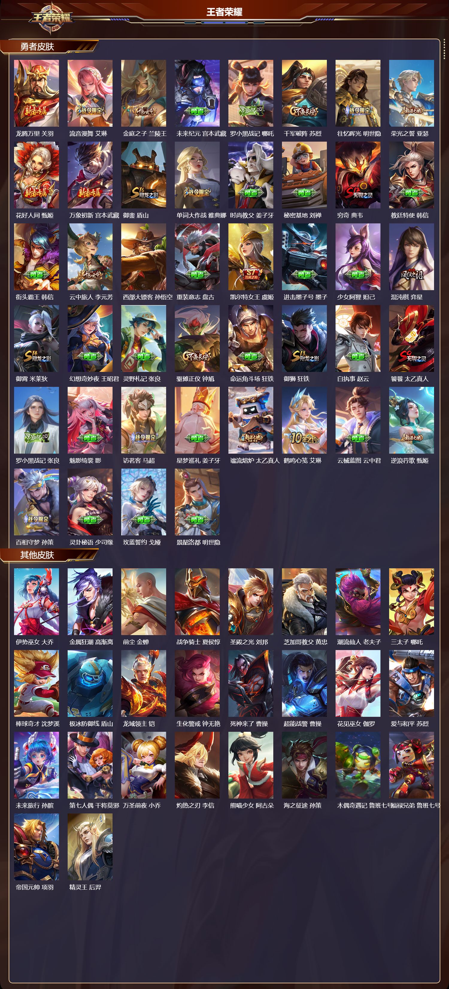 WZMK3391099王者荣耀账号详情图5