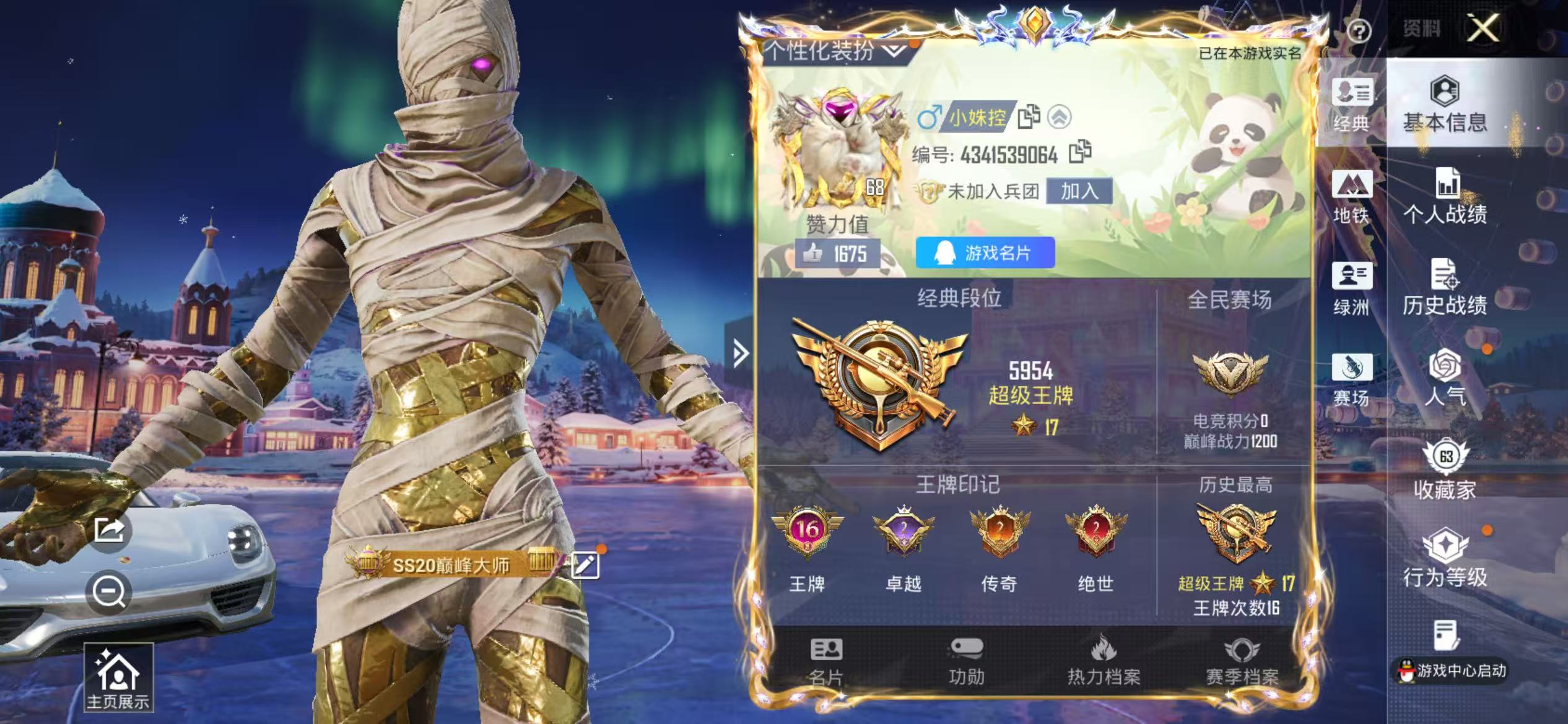 HPSJ3401917和平精英账号详情图2 HPSJ3401917和平精英账号详情图2