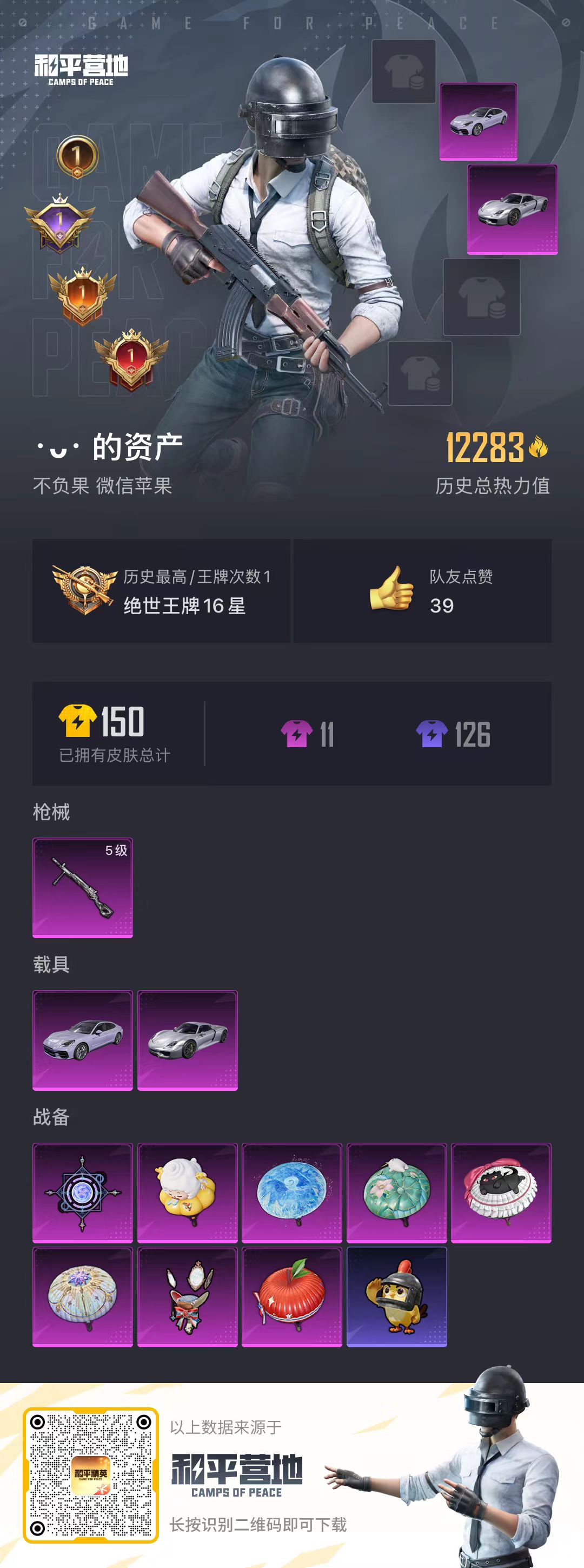 HPSJ3402092和平精英账号详情图4 HPSJ3402092和平精英账号详情图4