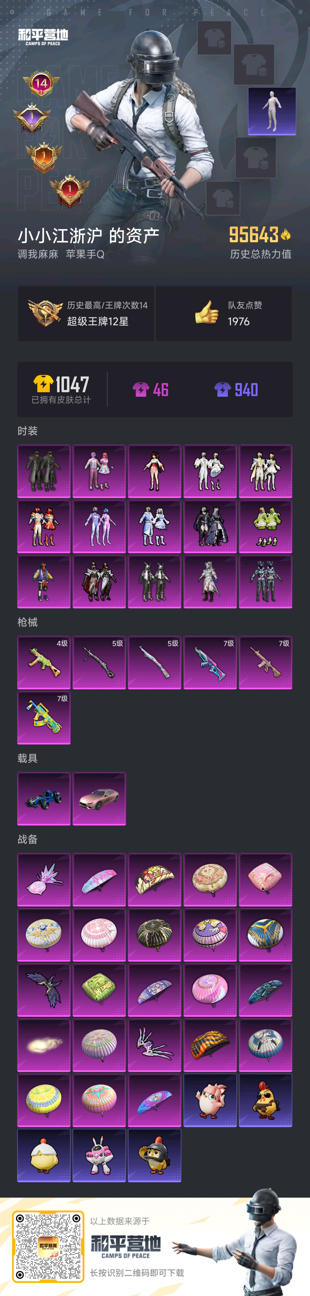 HPSJ3401905和平精英账号详情图4 HPSJ3401905和平精英账号详情图4