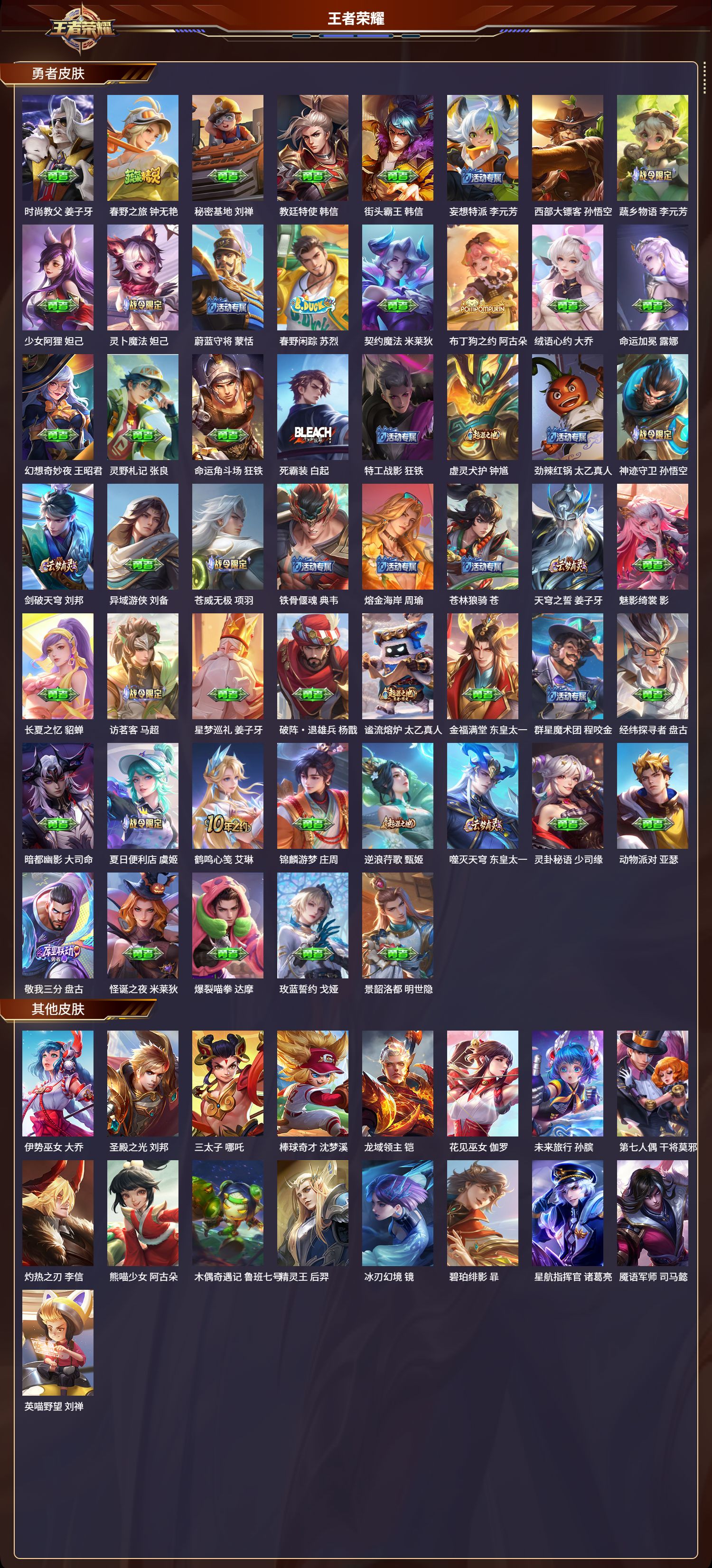 WZMK3344477王者荣耀账号详情图4