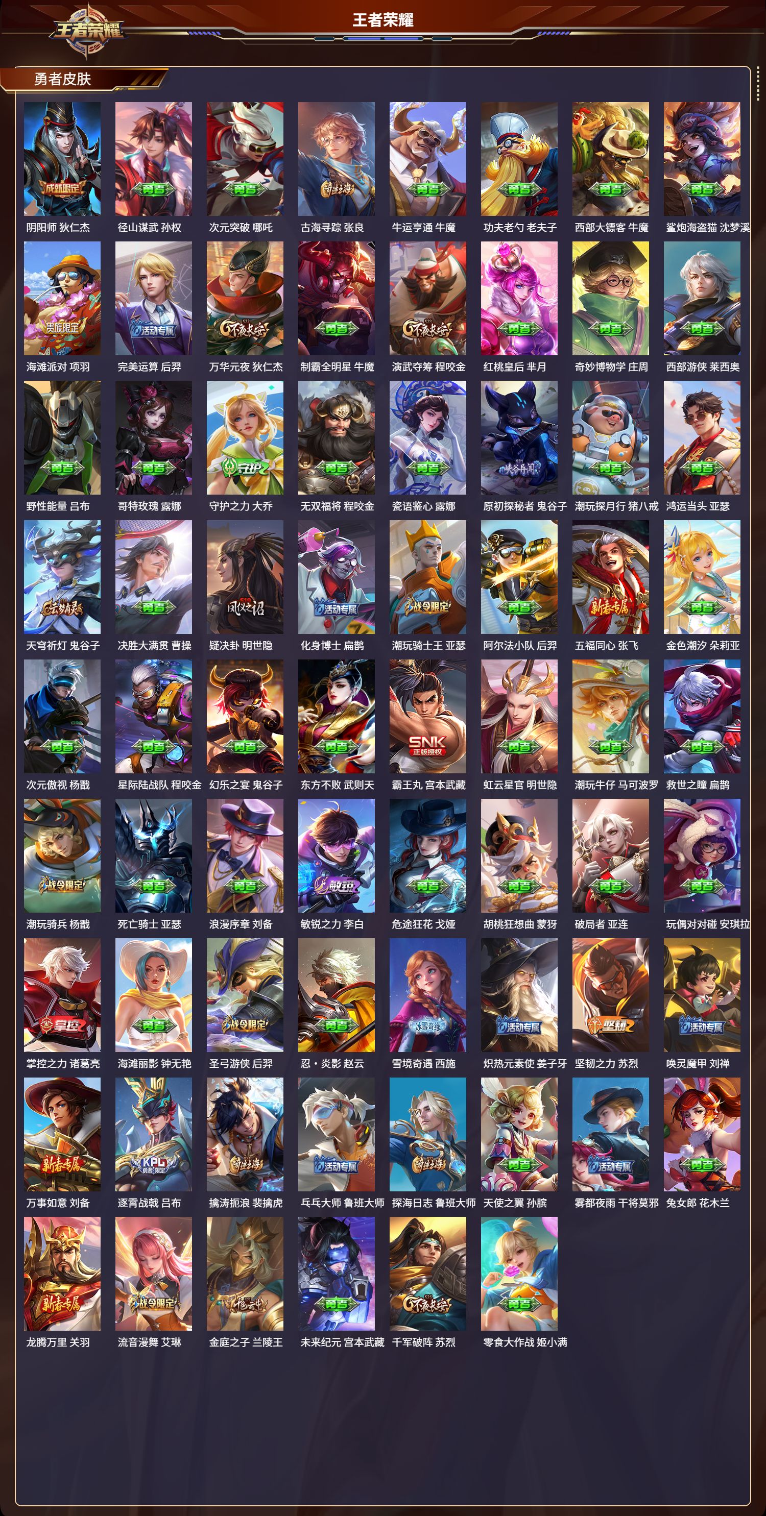 WZMK3344447王者荣耀账号详情图4 WZMK3344447王者荣耀账号详情图4