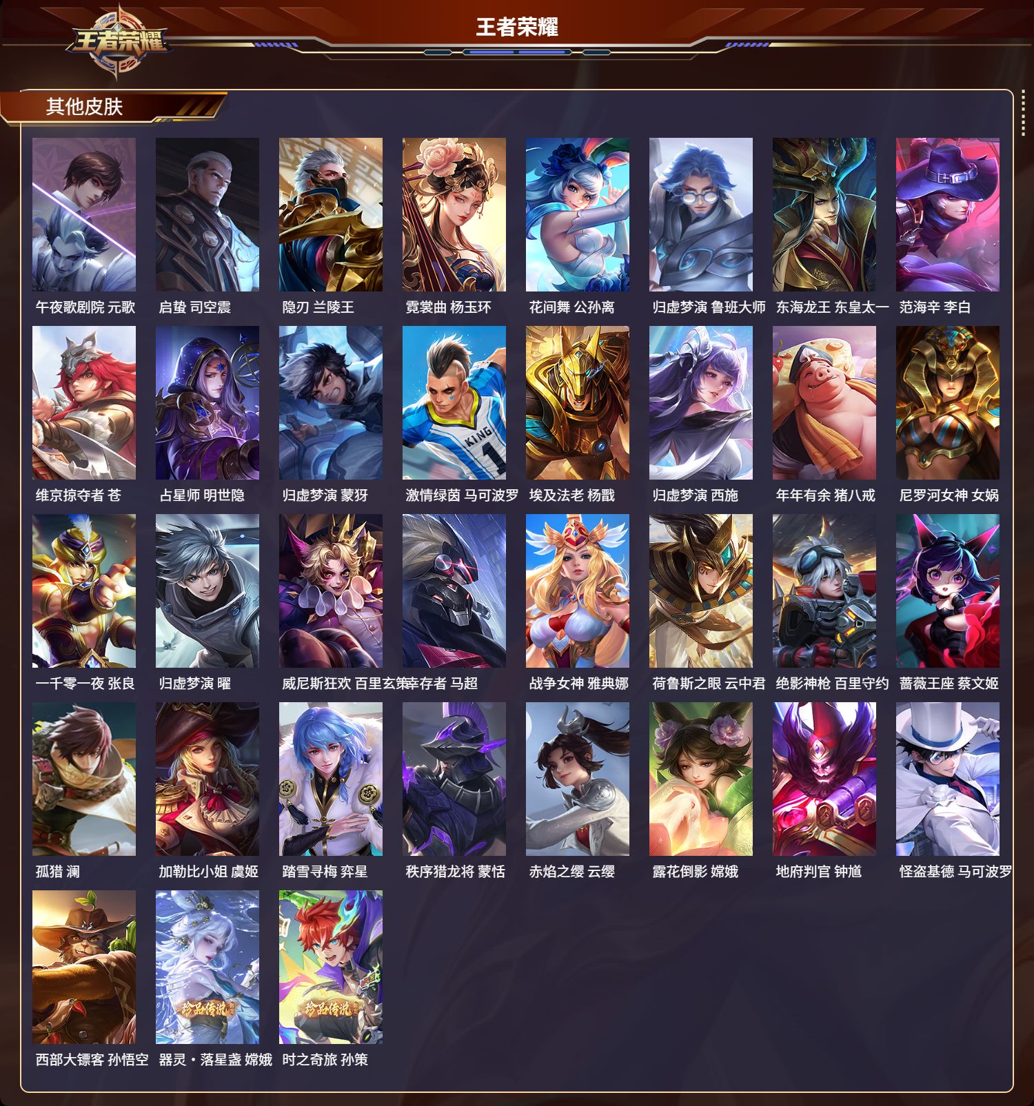 WZMK3344477王者荣耀账号详情图5