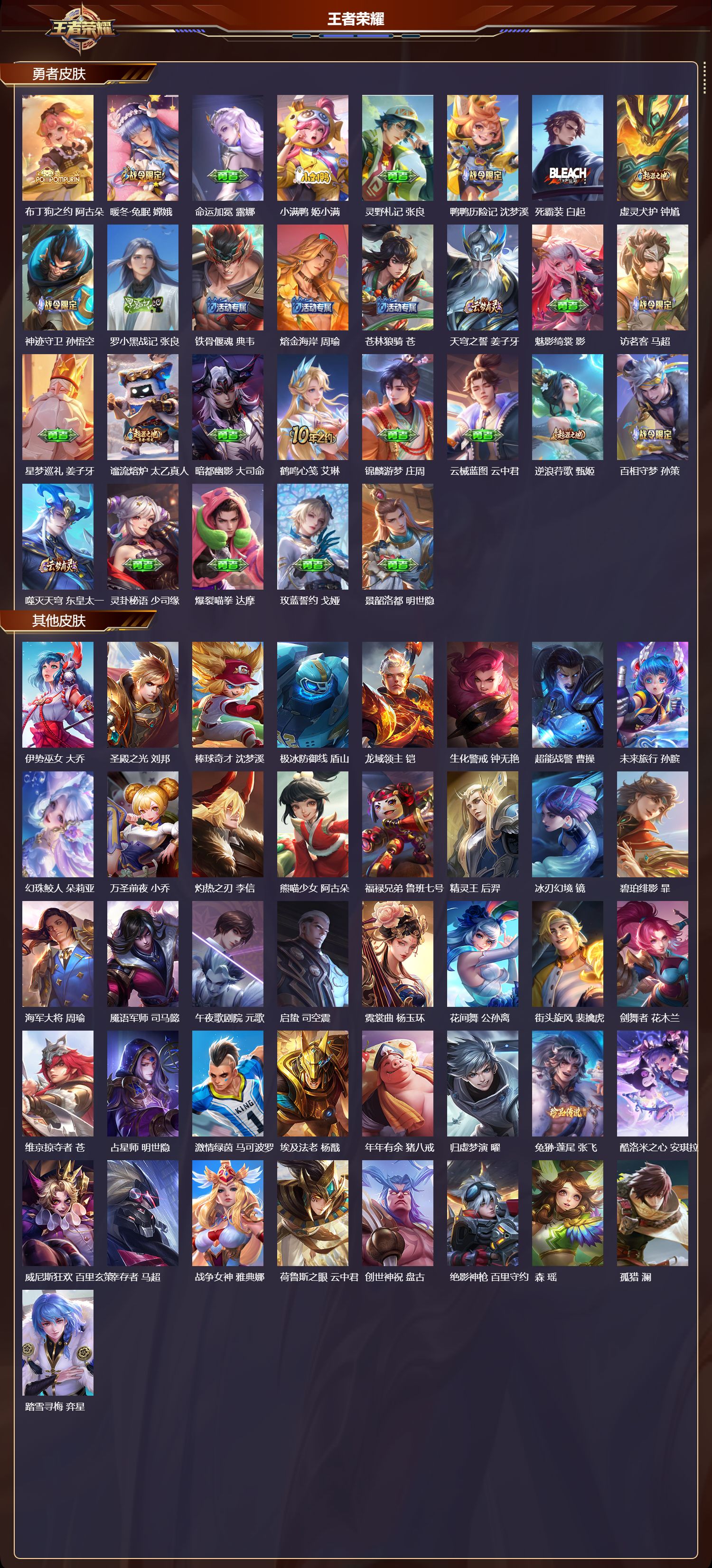 WZMK3393275王者荣耀账号详情图4 WZMK3393275王者荣耀账号详情图4