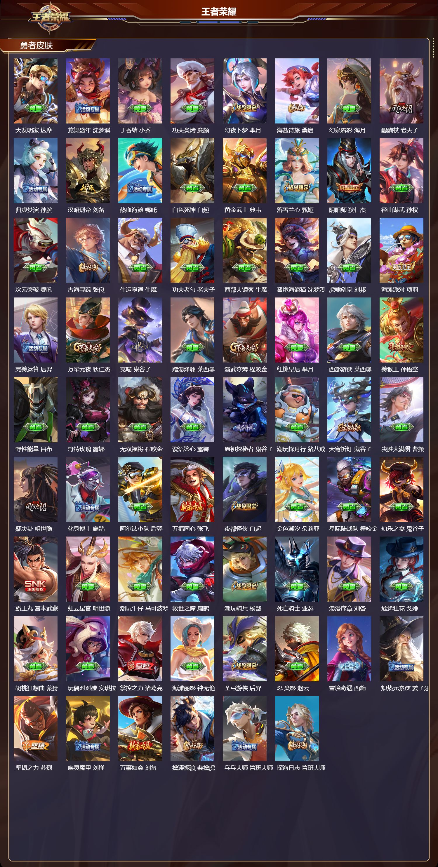 WZCMW3392672王者荣耀账号详情图10