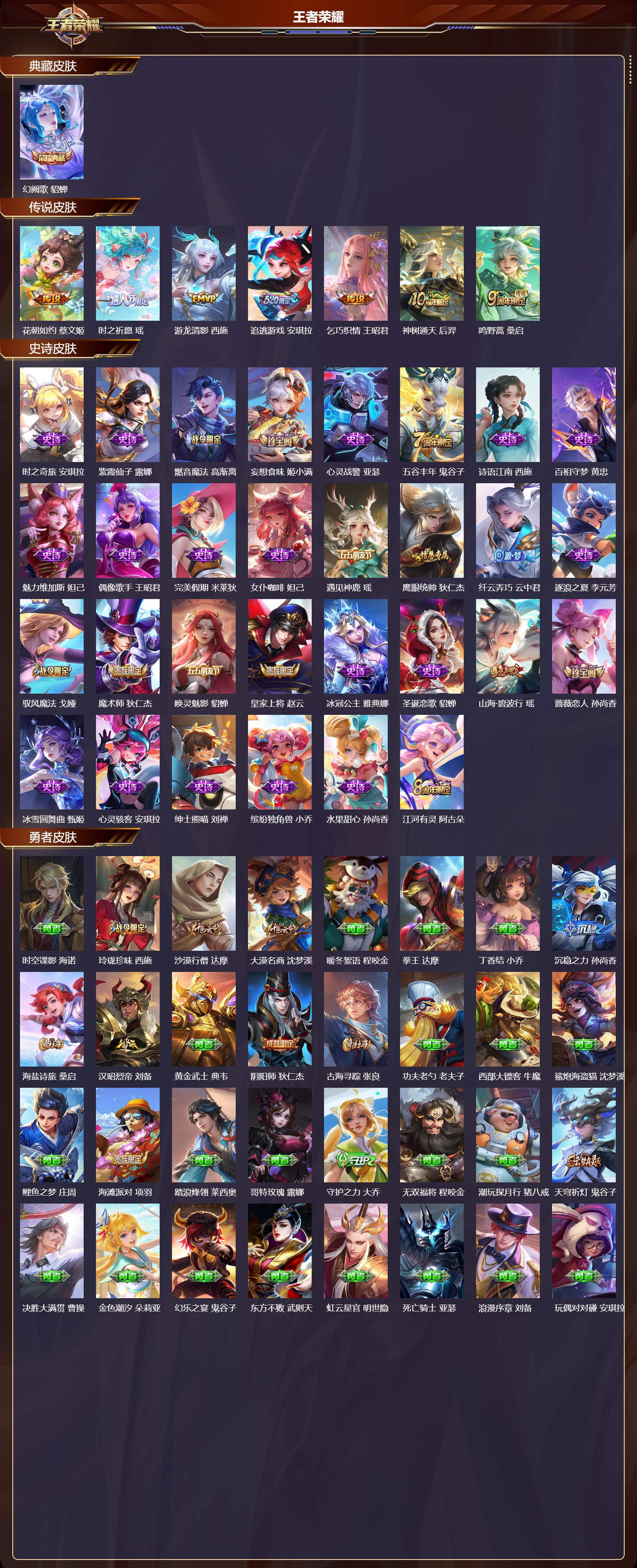 WZMK3393260王者荣耀账号详情图2