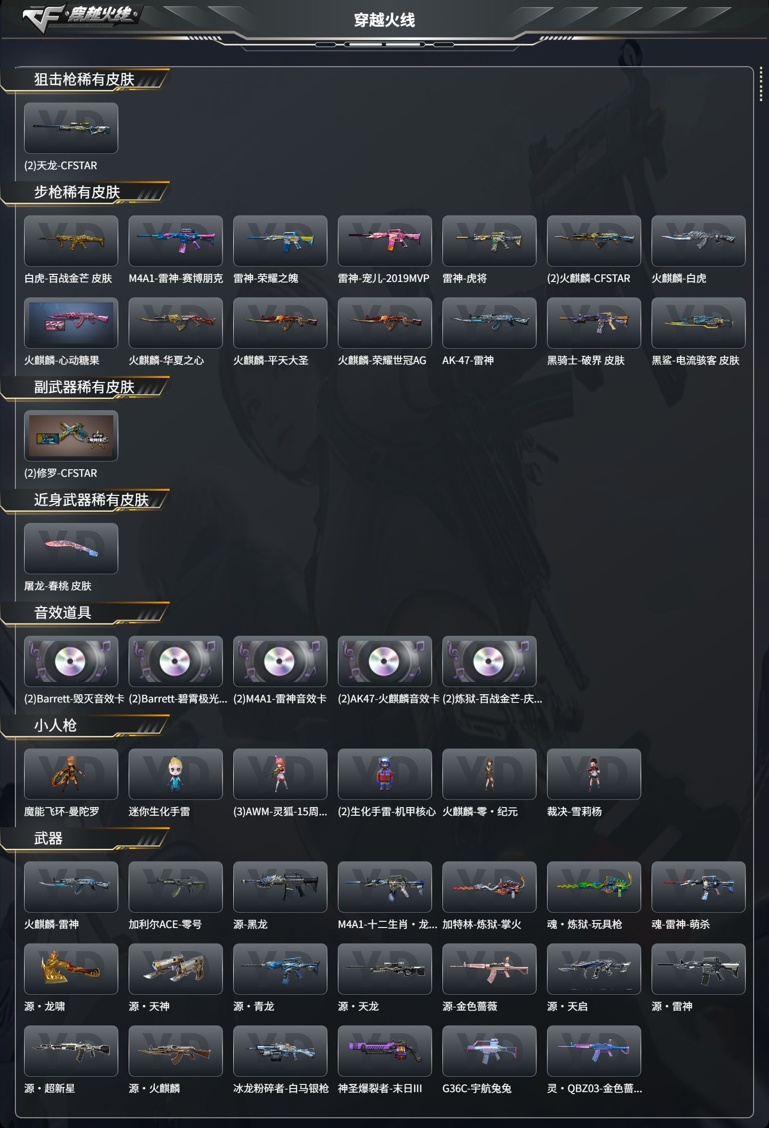 CFFFWY45180穿越火线账号详情图3 CFFFWY45180穿越火线账号详情图3