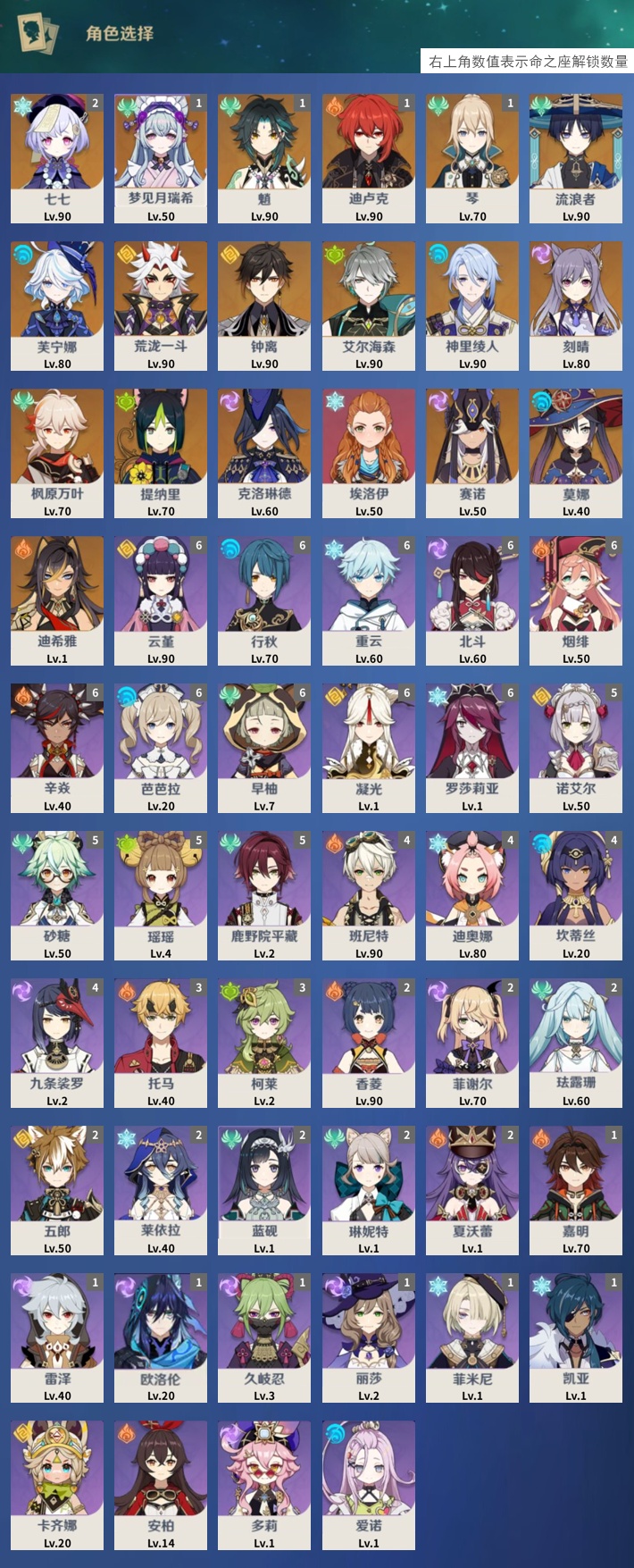 YSMK315447原神账号详情图3