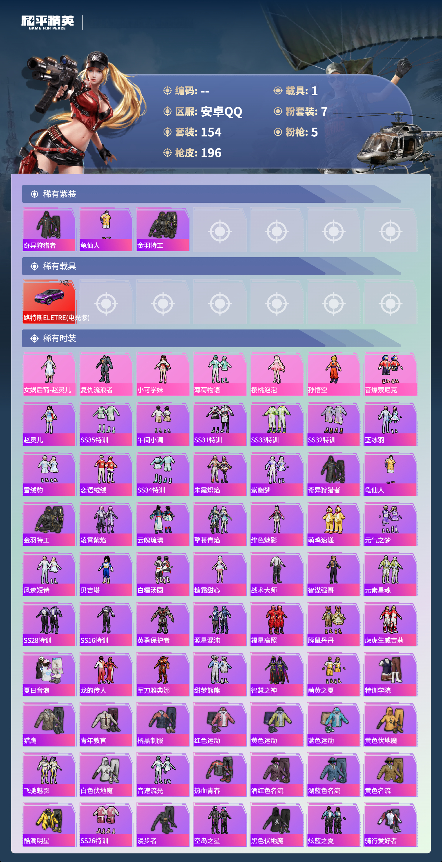 HPCMW3423120和平精英账号详情图3 HPCMW3423120和平精英账号详情图3