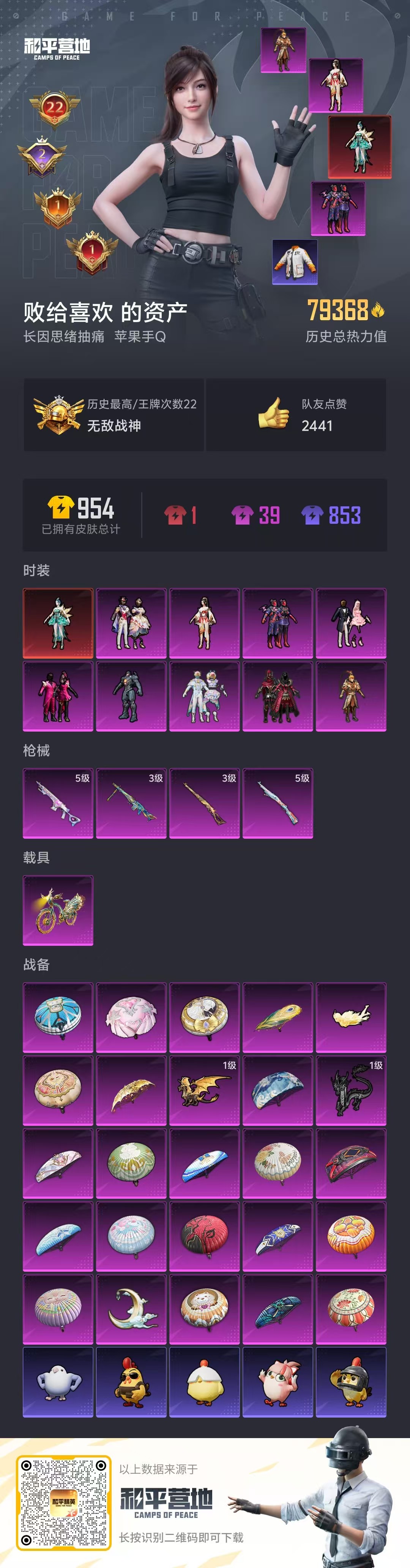 HPSJ3369948和平精英账号详情图3 HPSJ3369948和平精英账号详情图3