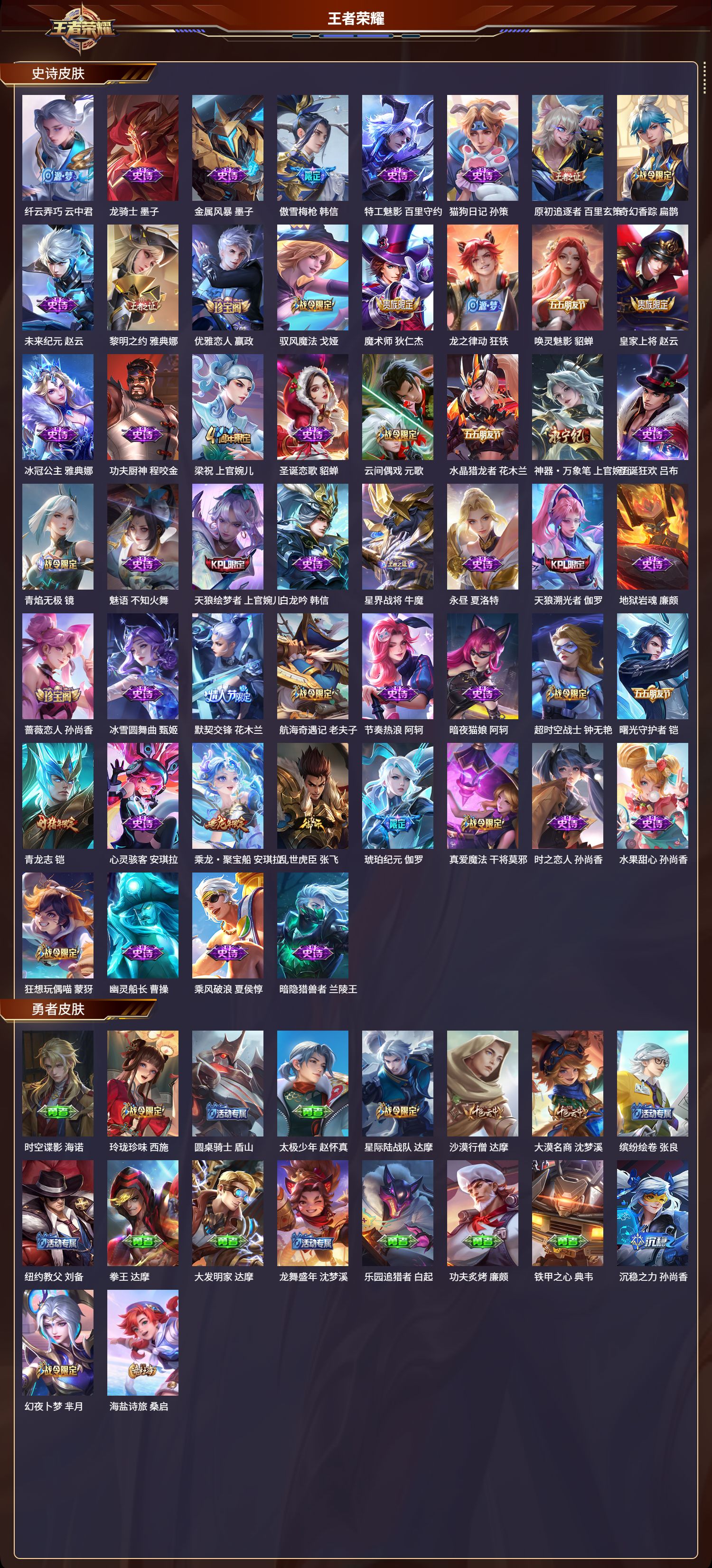 WZMK3346427王者荣耀账号详情图3 WZMK3346427王者荣耀账号详情图3