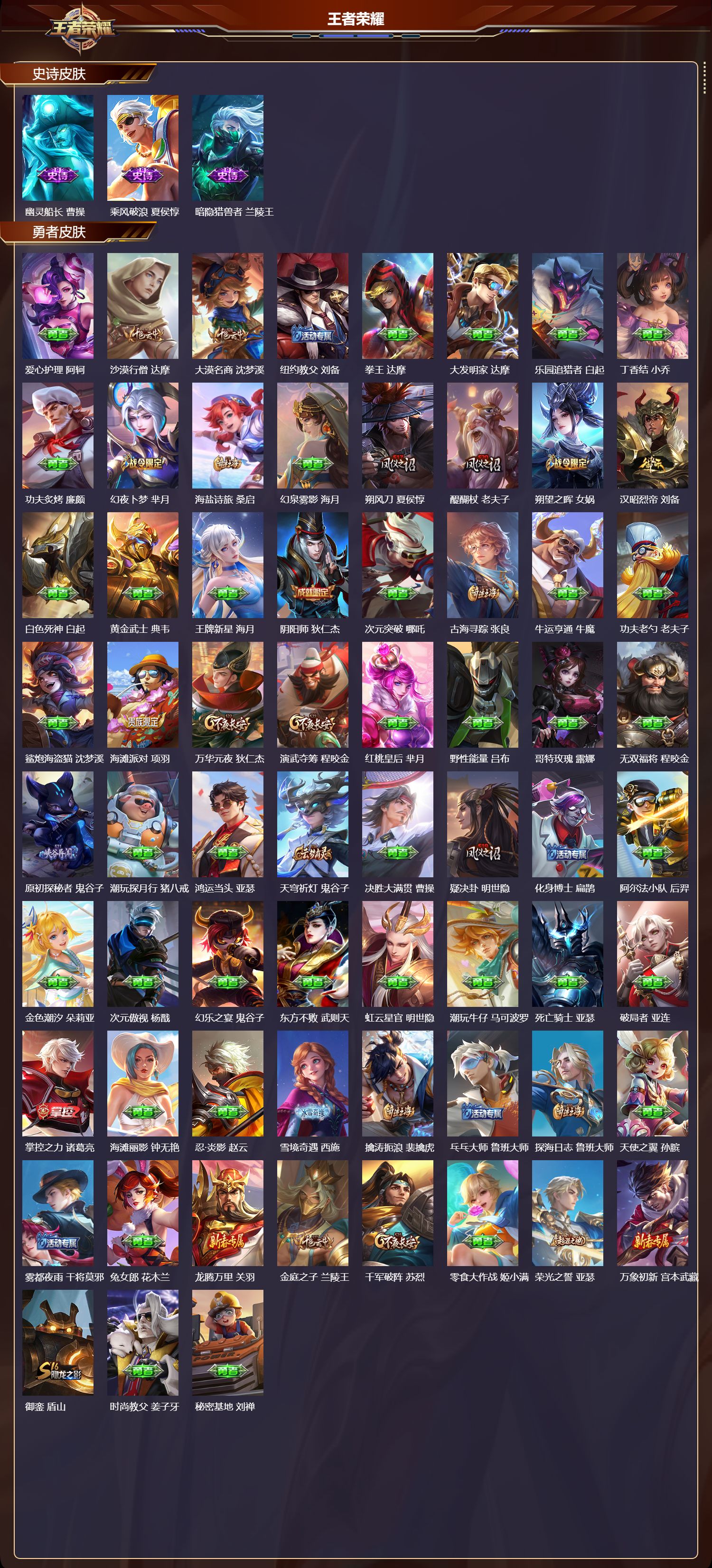 WZMK3348575王者荣耀账号详情图3