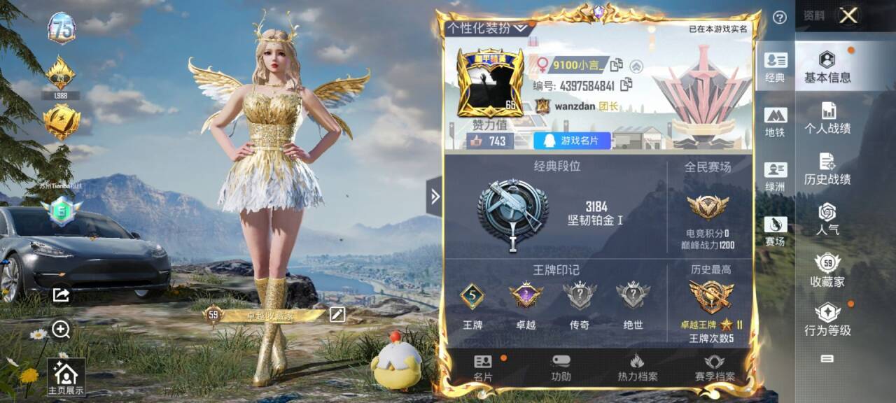 HPSJ3371571和平精英账号详情图2 HPSJ3371571和平精英账号详情图2