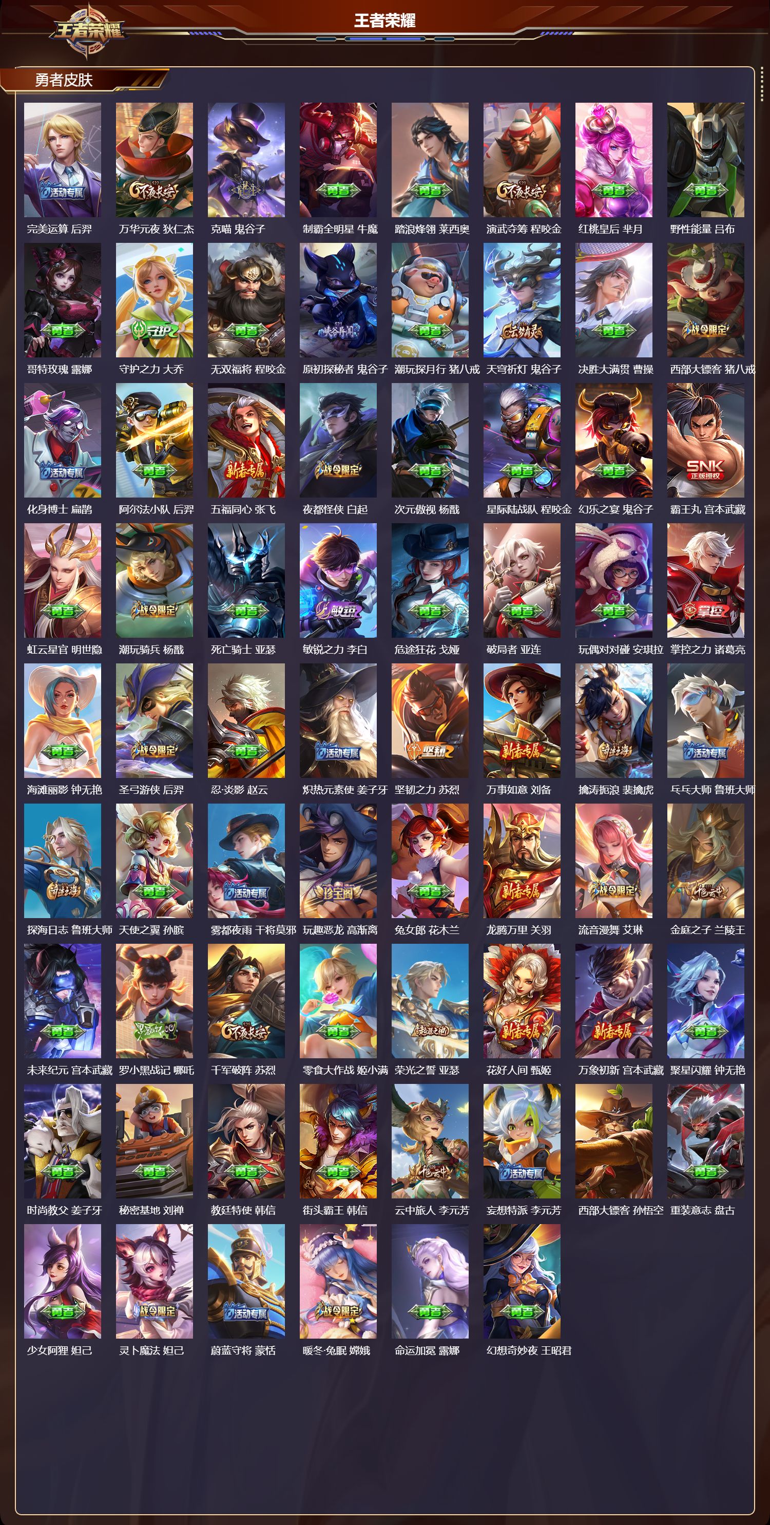 WZMK3351781王者荣耀账号详情图4 WZMK3351781王者荣耀账号详情图4