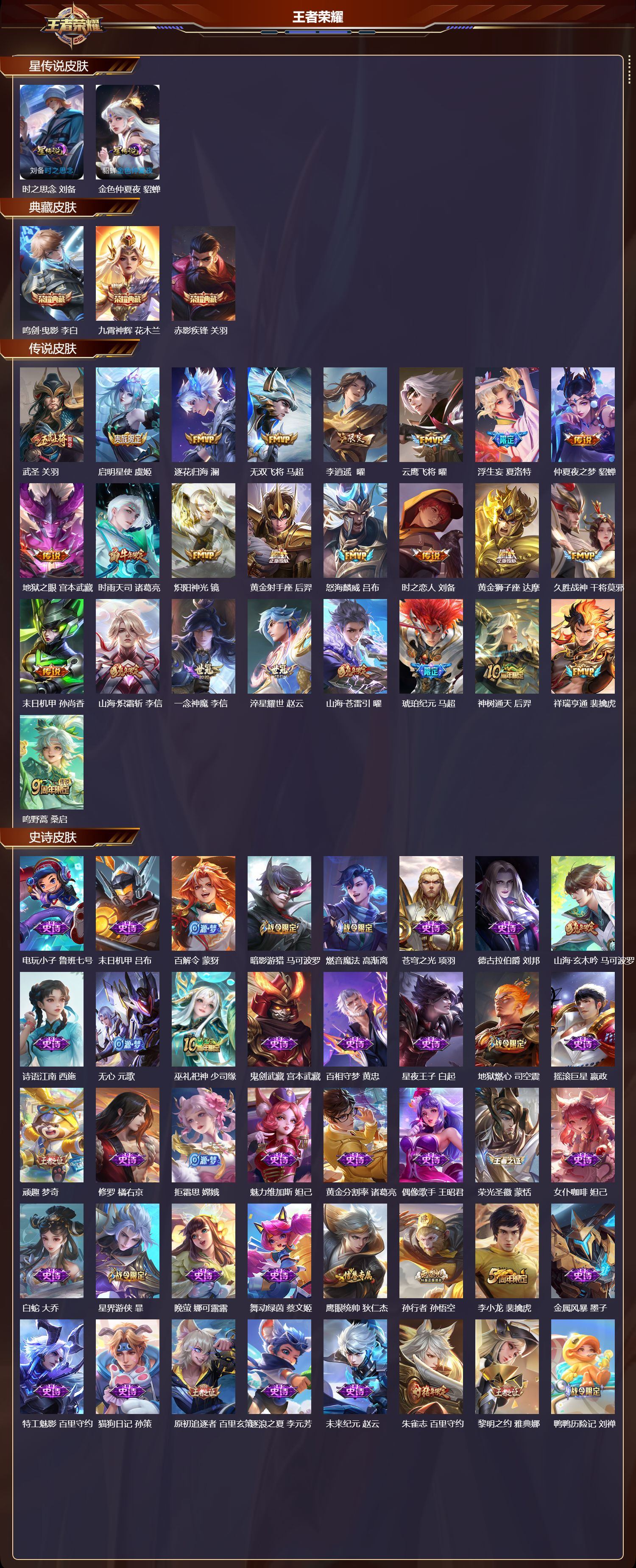 WZMK3351781王者荣耀账号详情图2 WZMK3351781王者荣耀账号详情图2