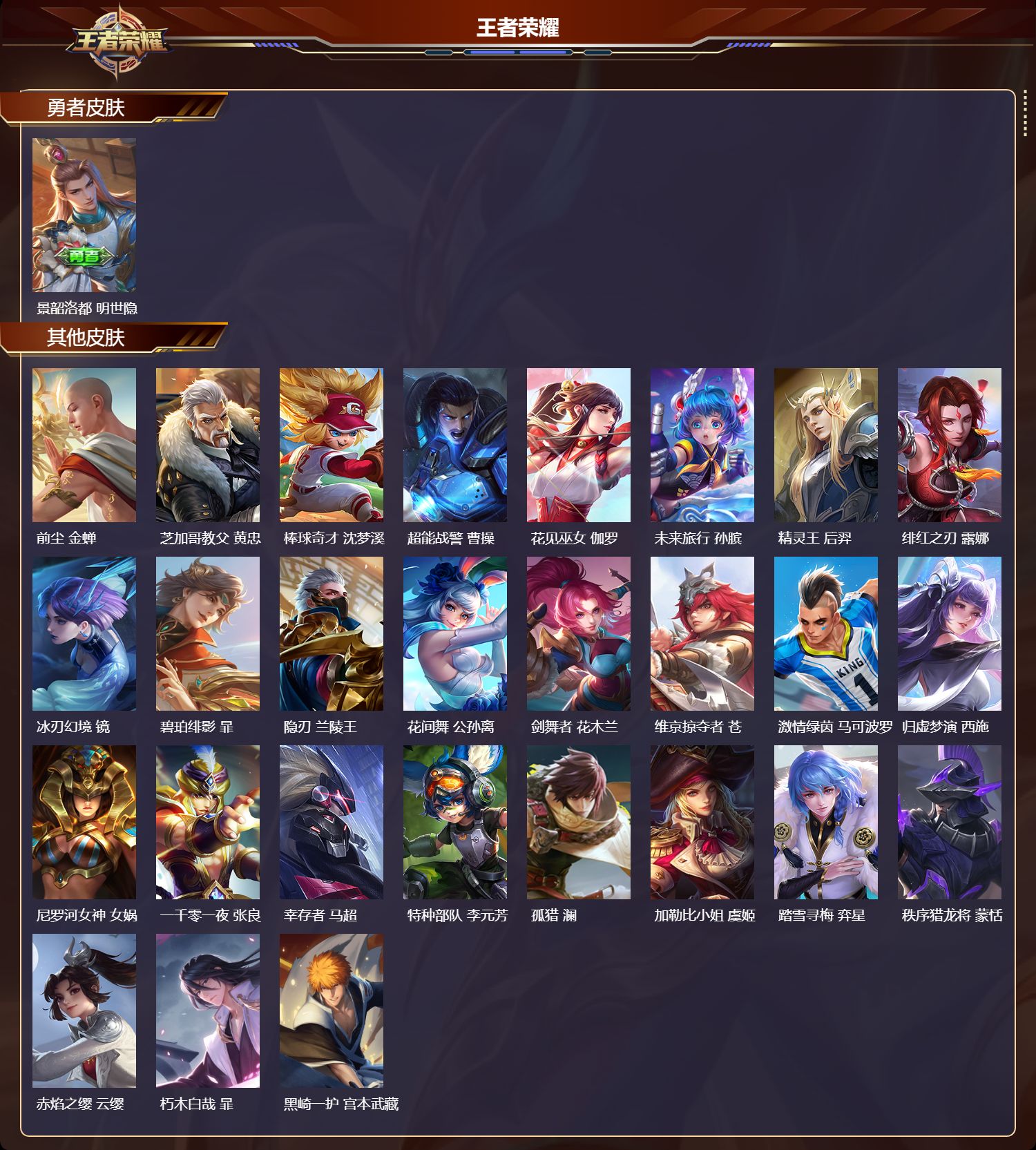 WZMK3351797王者荣耀账号详情图5