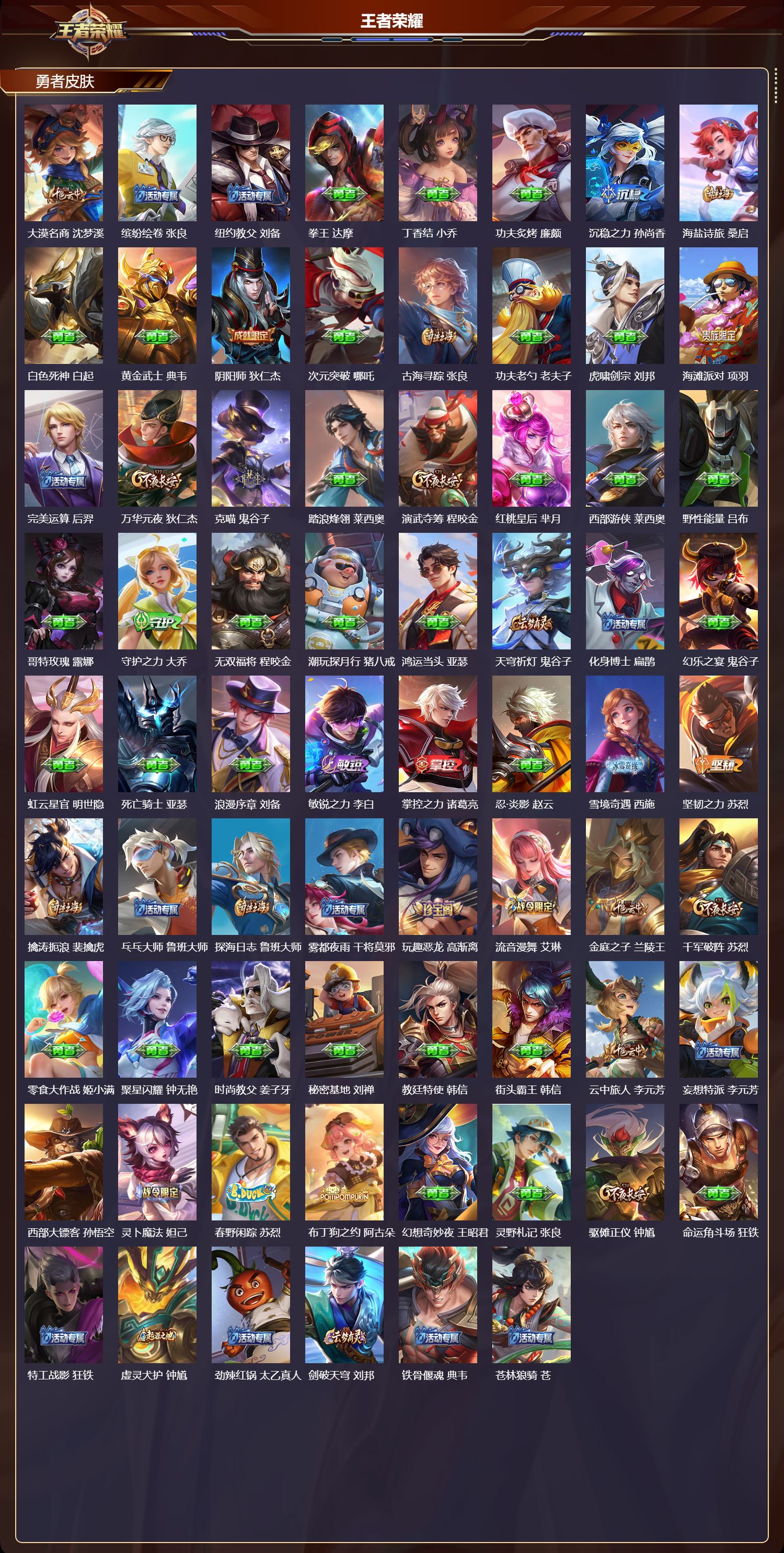 WZMK3351784王者荣耀账号详情图3 WZMK3351784王者荣耀账号详情图3